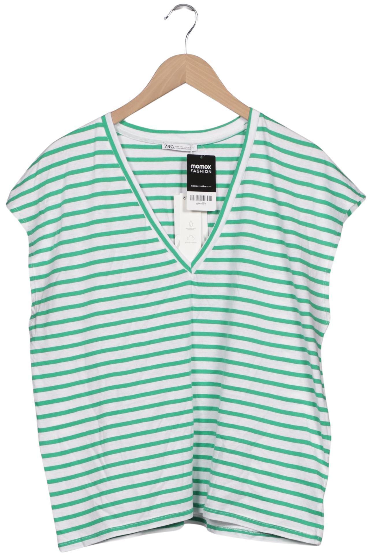 

Zara Damen T-Shirt, grün, Gr. 42
