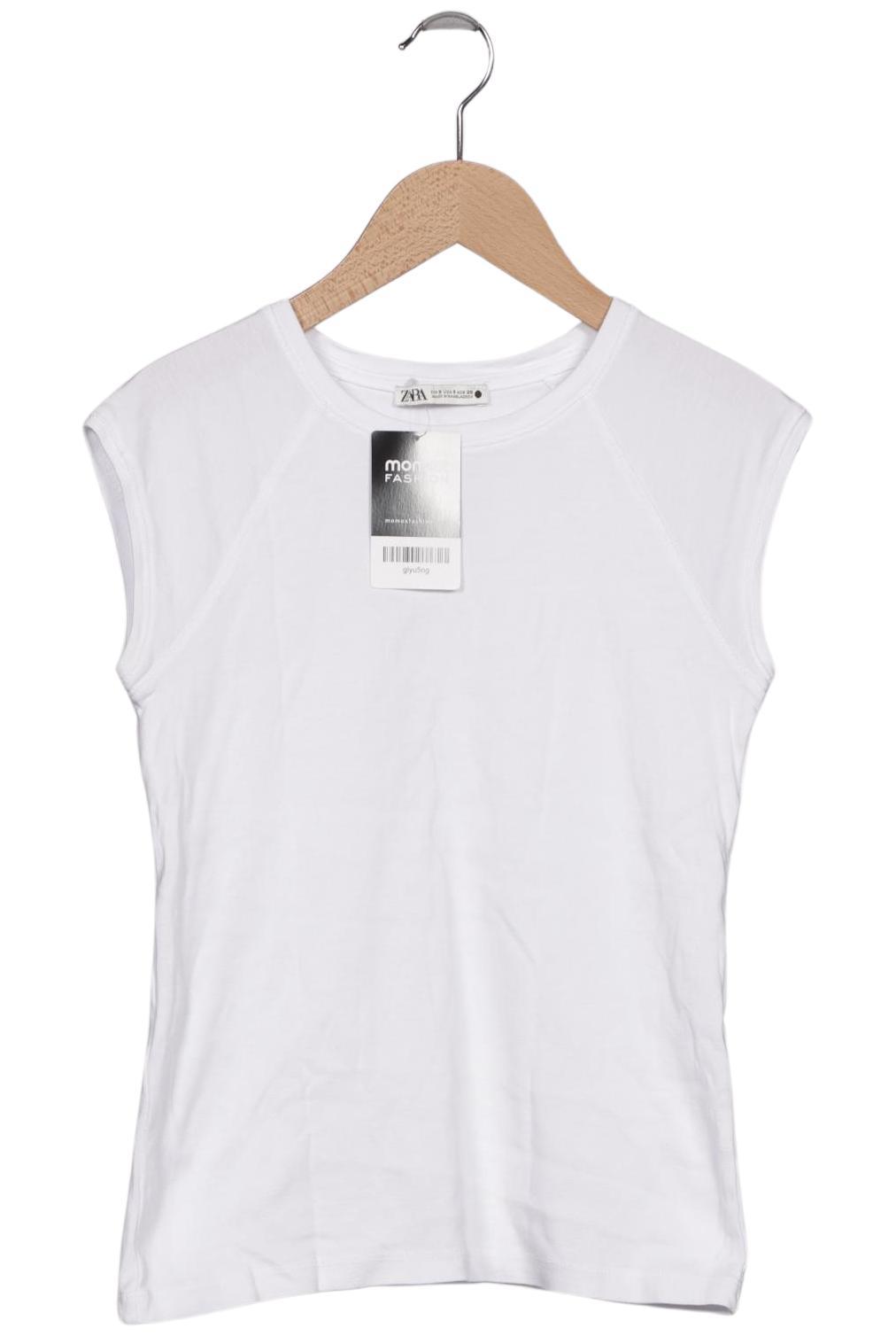 

Zara Damen T-Shirt, weiß, Gr. 36