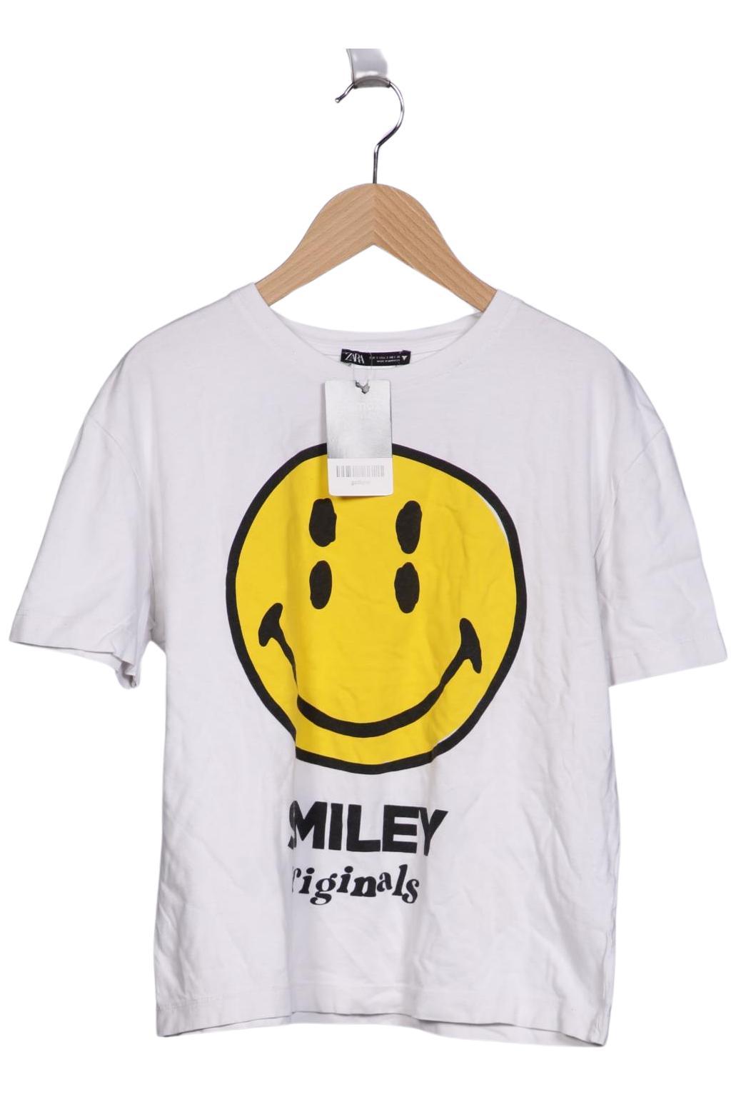 

Zara Damen T-Shirt, weiß, Gr. 36