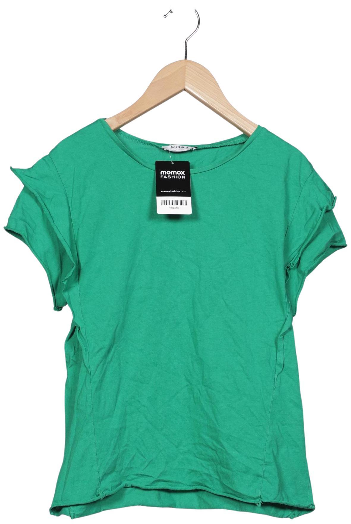 

Zara Damen T-Shirt, grün, Gr. 38