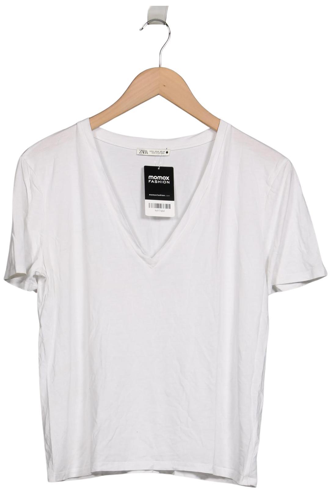 

Zara Damen T-Shirt, weiß, Gr. 38