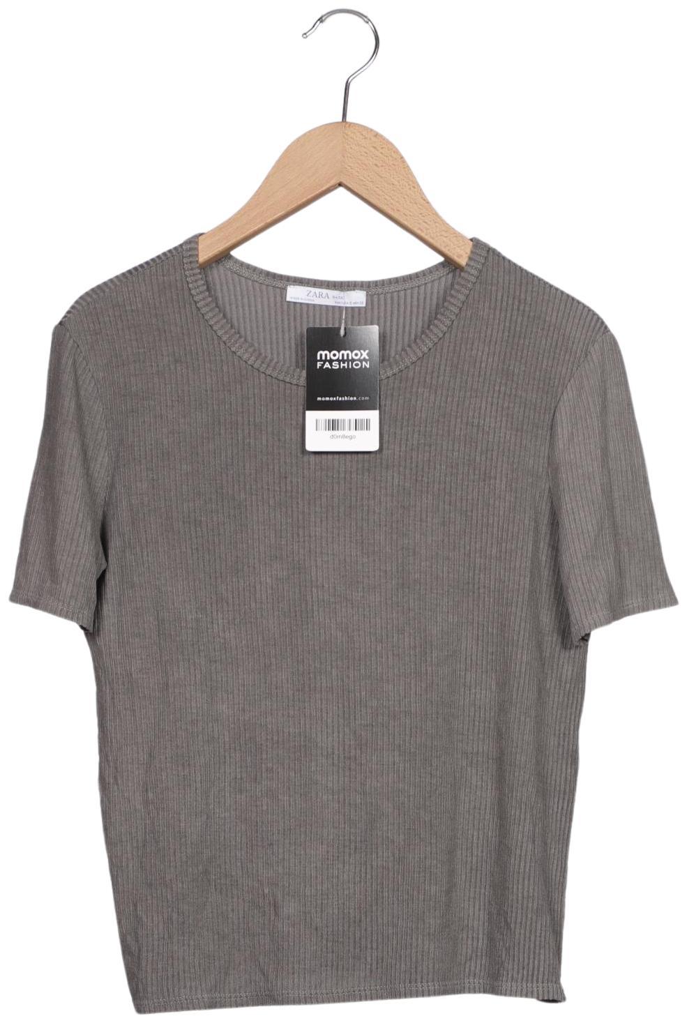 

Zara Damen T-Shirt, grau, Gr. 36