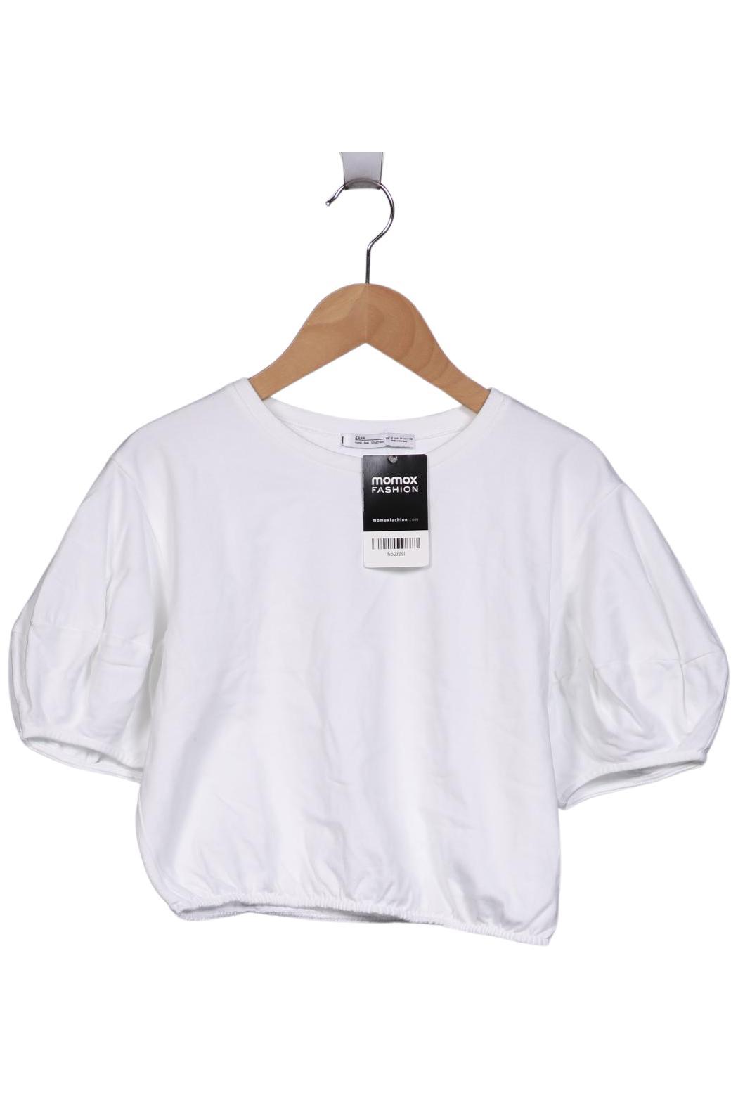 

Zara Damen T-Shirt, weiß, Gr. 38