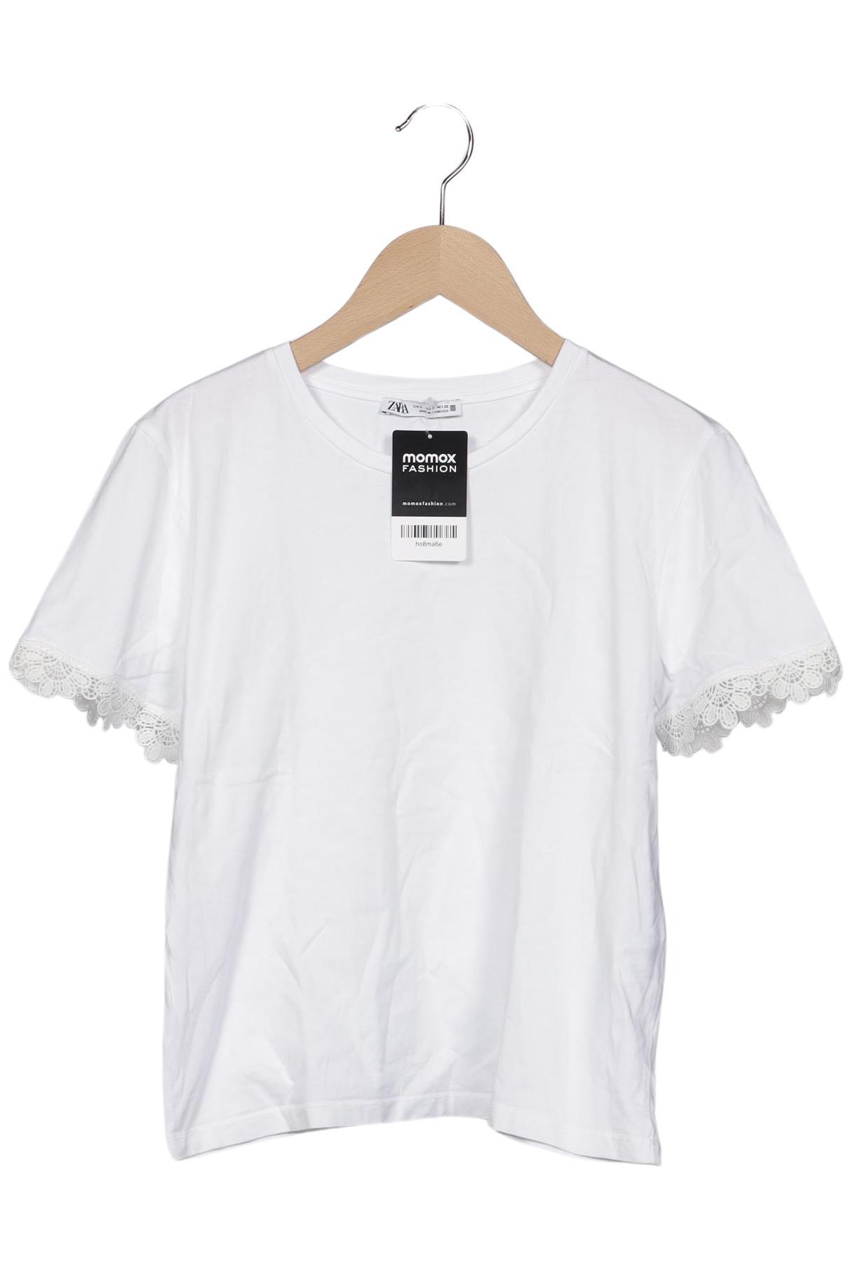 

Zara Damen T-Shirt, weiß, Gr. 36