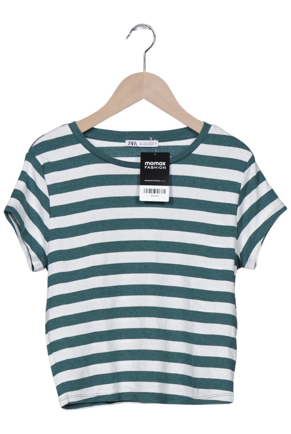 

Zara Damen T-Shirt, grün, Gr. 42