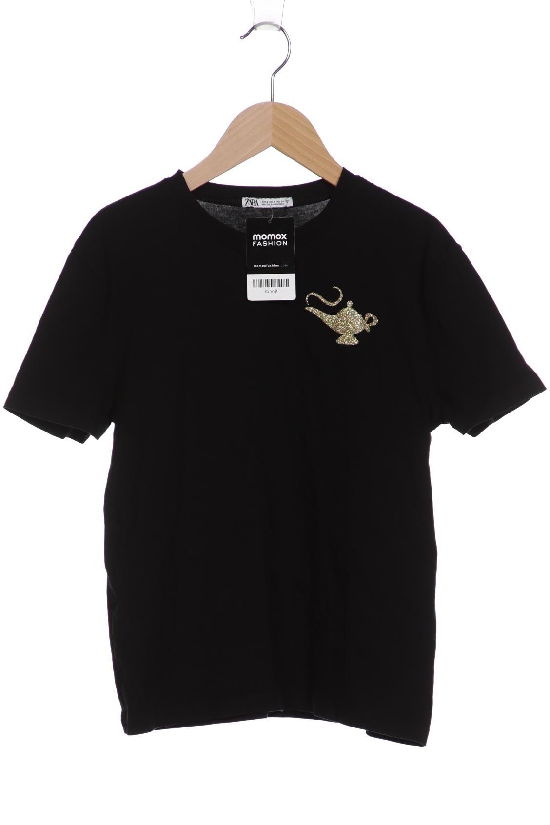 

Zara Damen T-Shirt, schwarz, Gr. 36