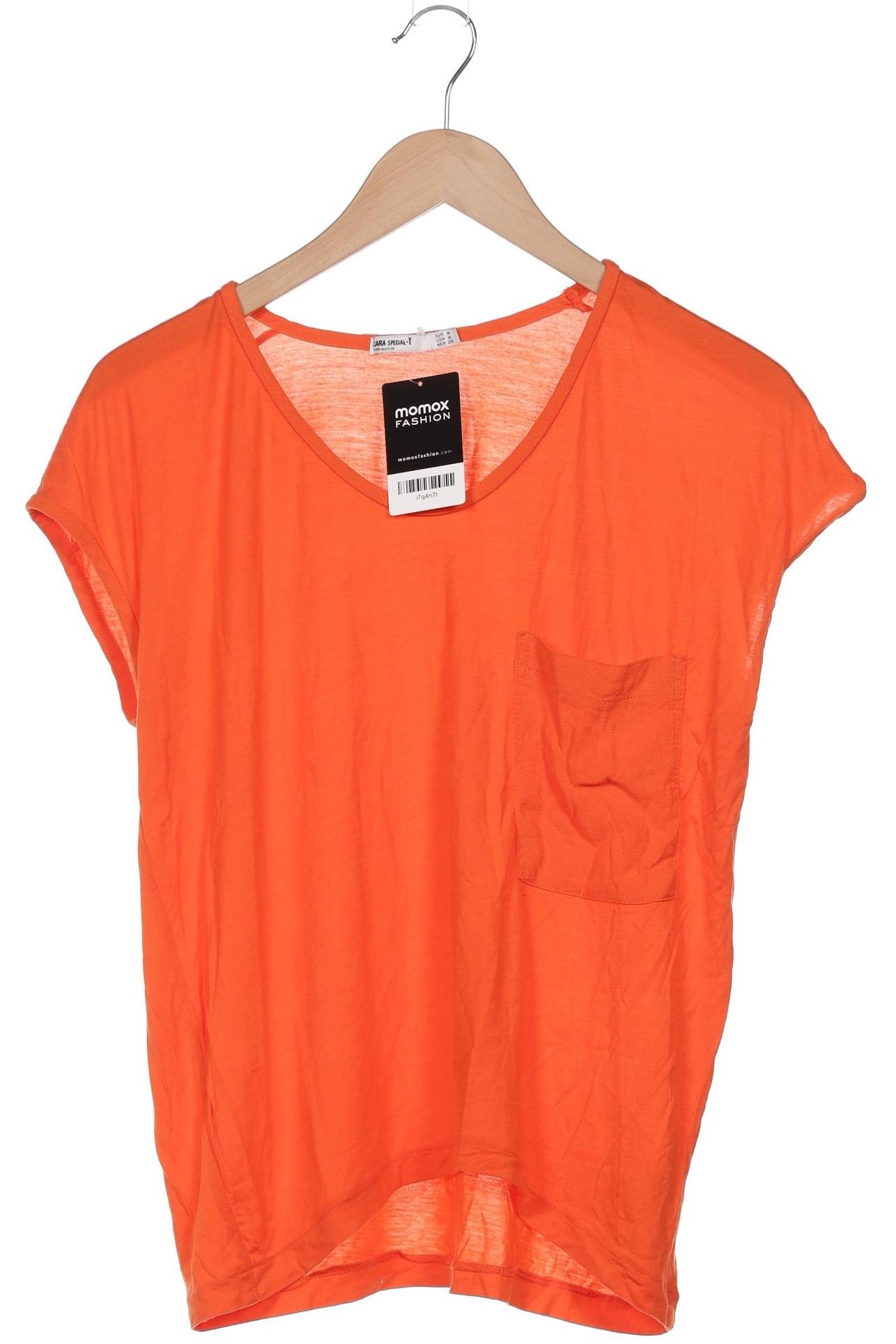 

Zara Damen T-Shirt, orange, Gr. 38