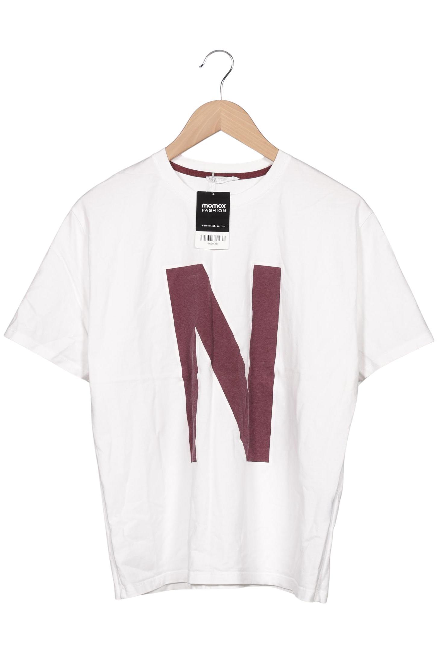 

Zara Damen T-Shirt, weiß, Gr. 38