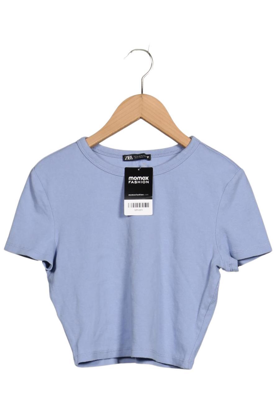 

Zara Damen T-Shirt, blau, Gr. 38