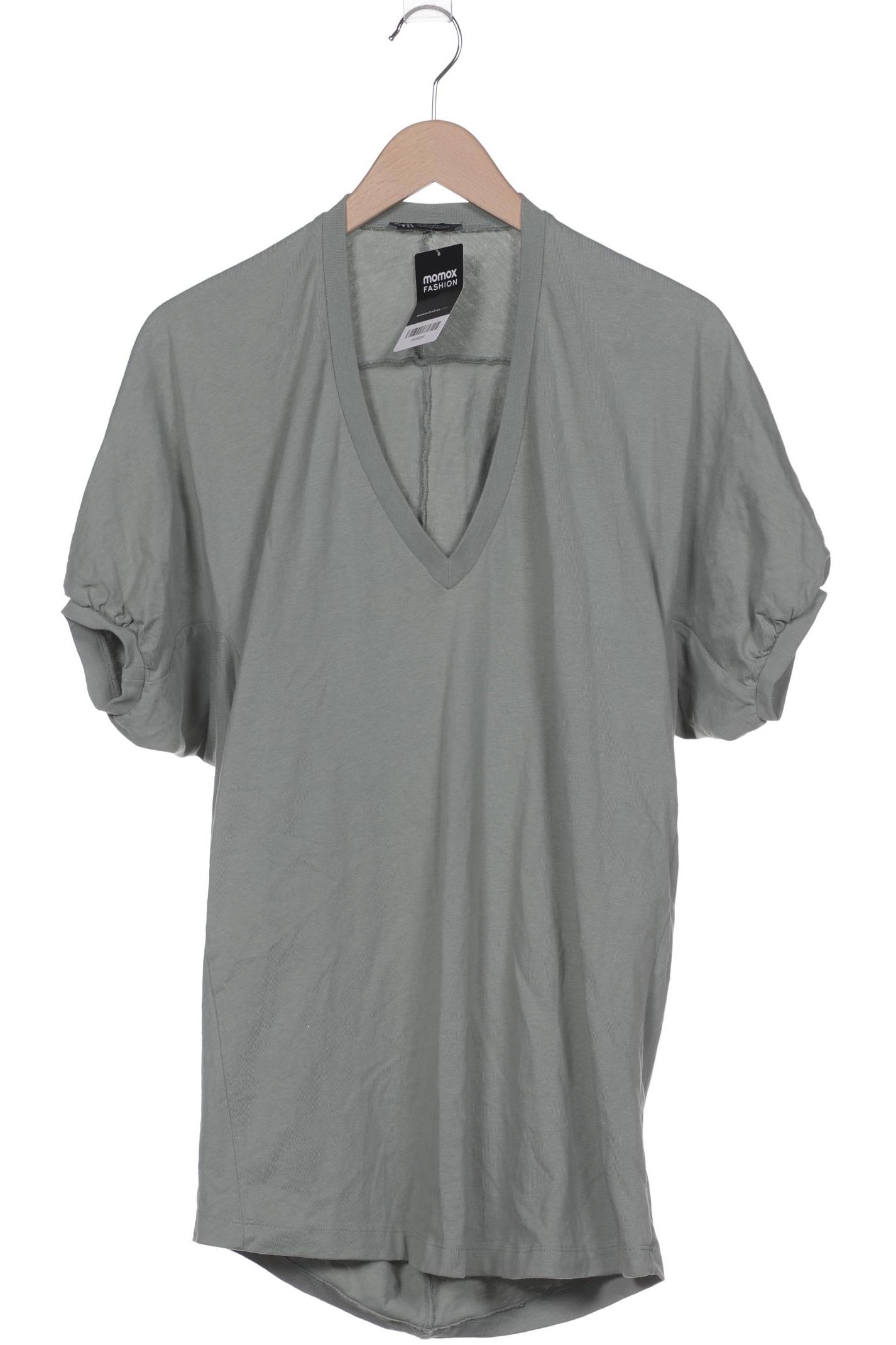 Thumbnail - Zara Damen T-Shirt, grün, Gr. 34