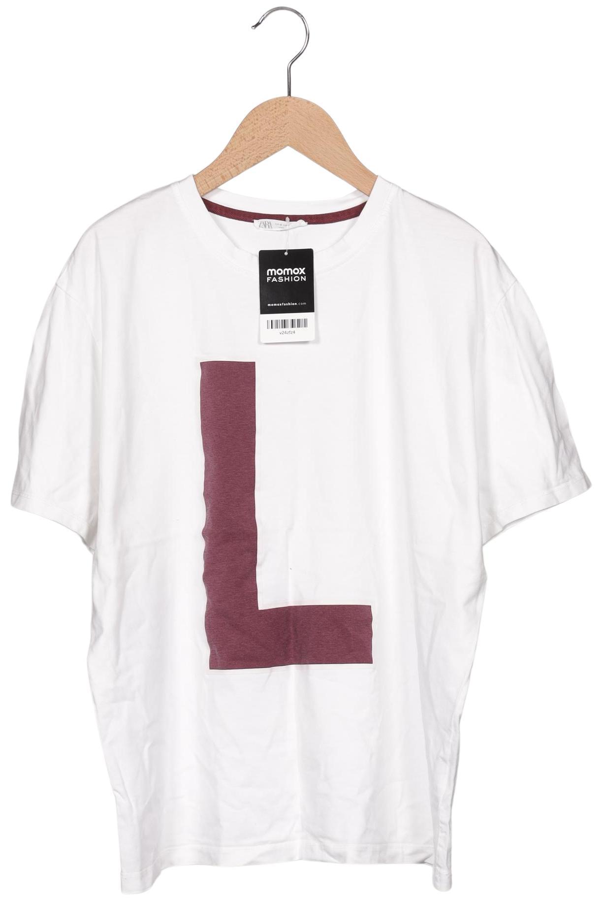 

Zara Damen T-Shirt, weiß, Gr. 38