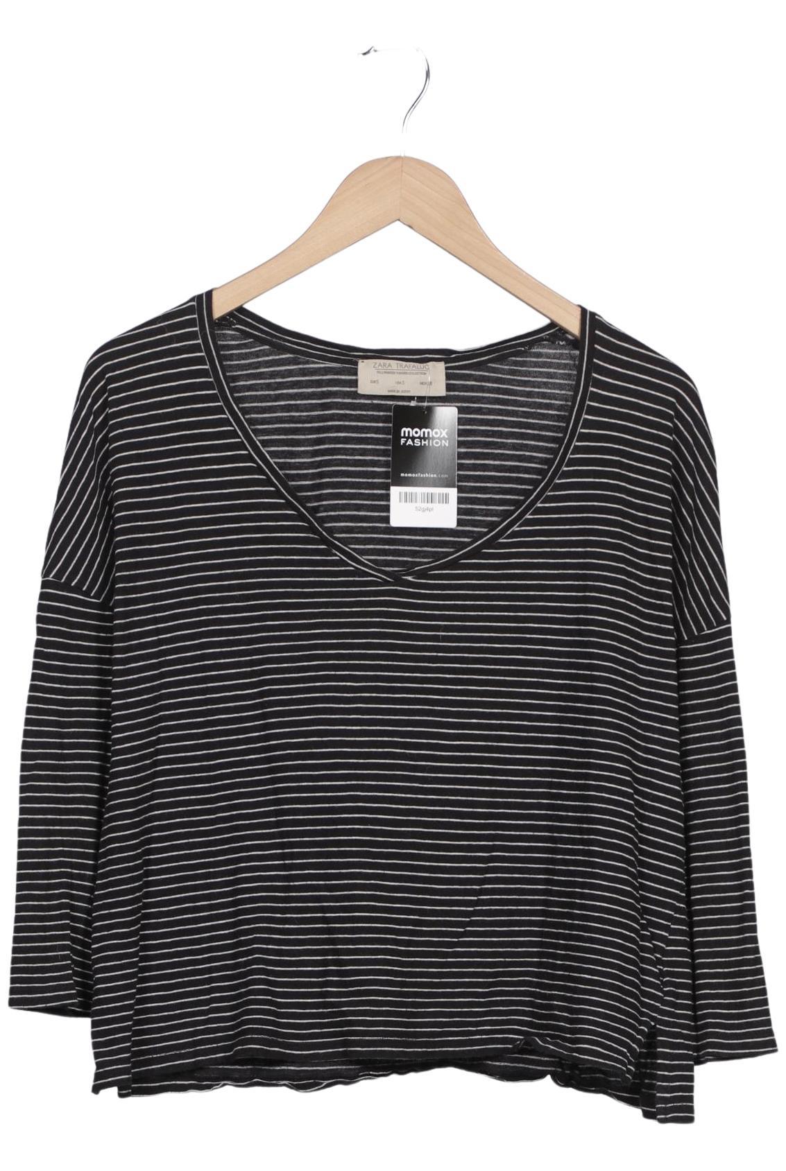 

Zara Damen T-Shirt, schwarz, Gr. 36