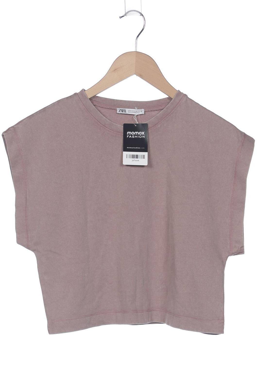 

Zara Damen T-Shirt, braun, Gr. 36