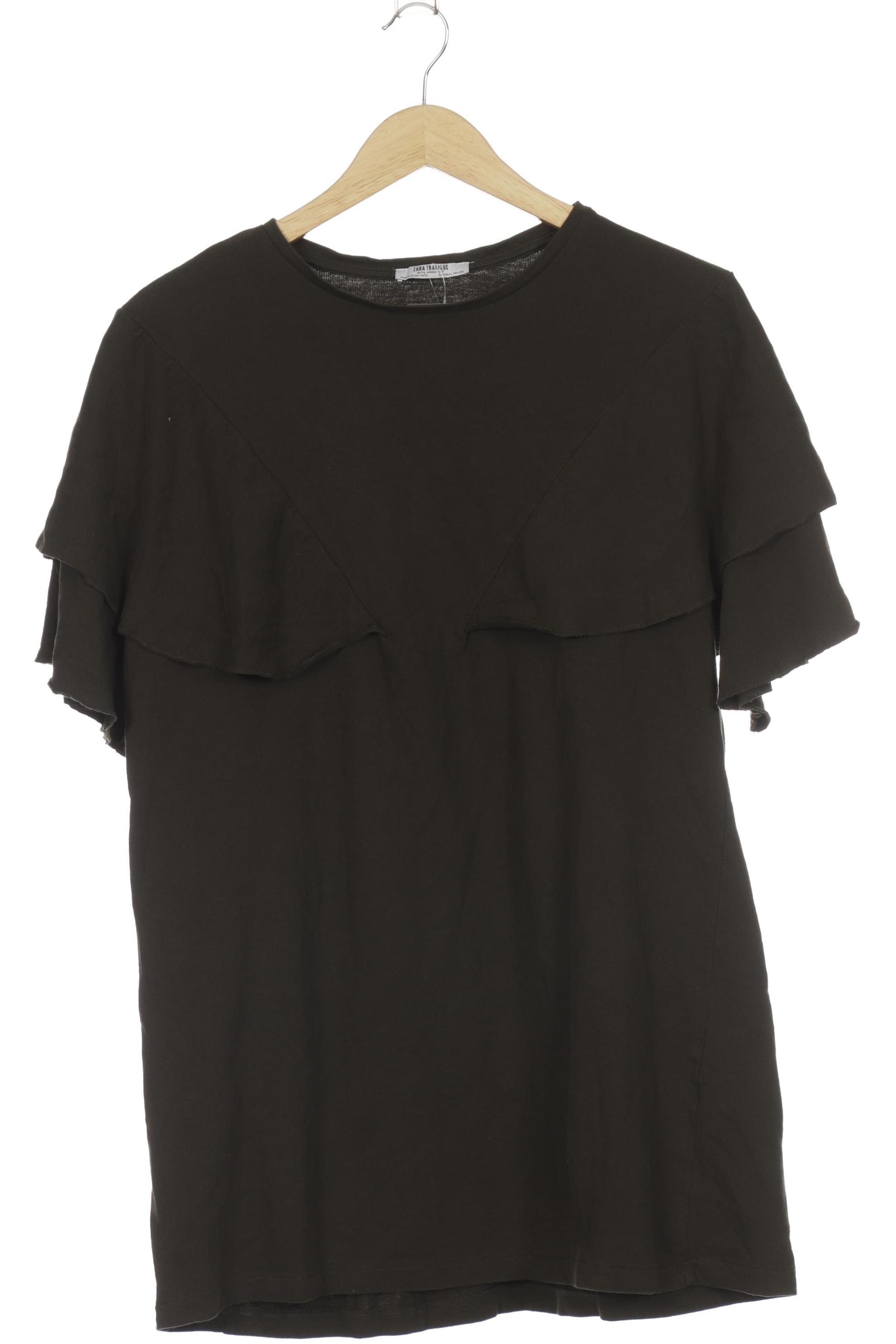 

Zara Damen T-Shirt, grün, Gr. 42