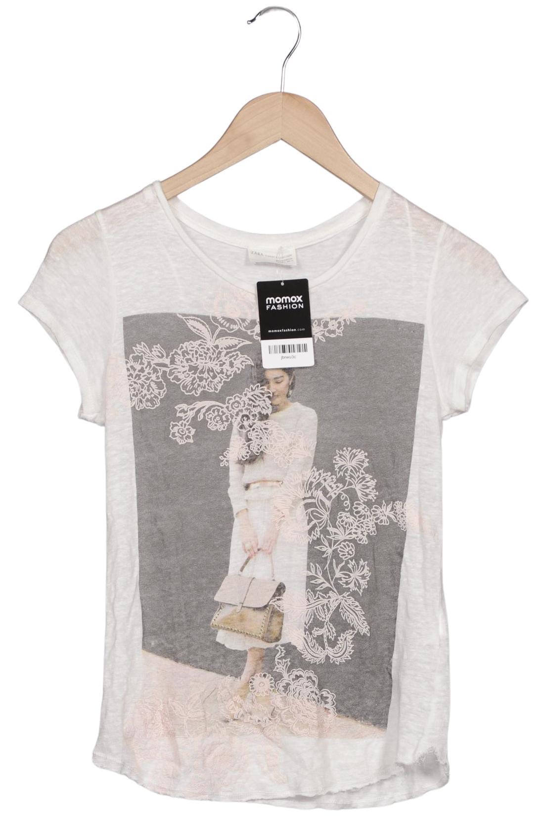 

Zara Damen T-Shirt, mehrfarbig, Gr. 36