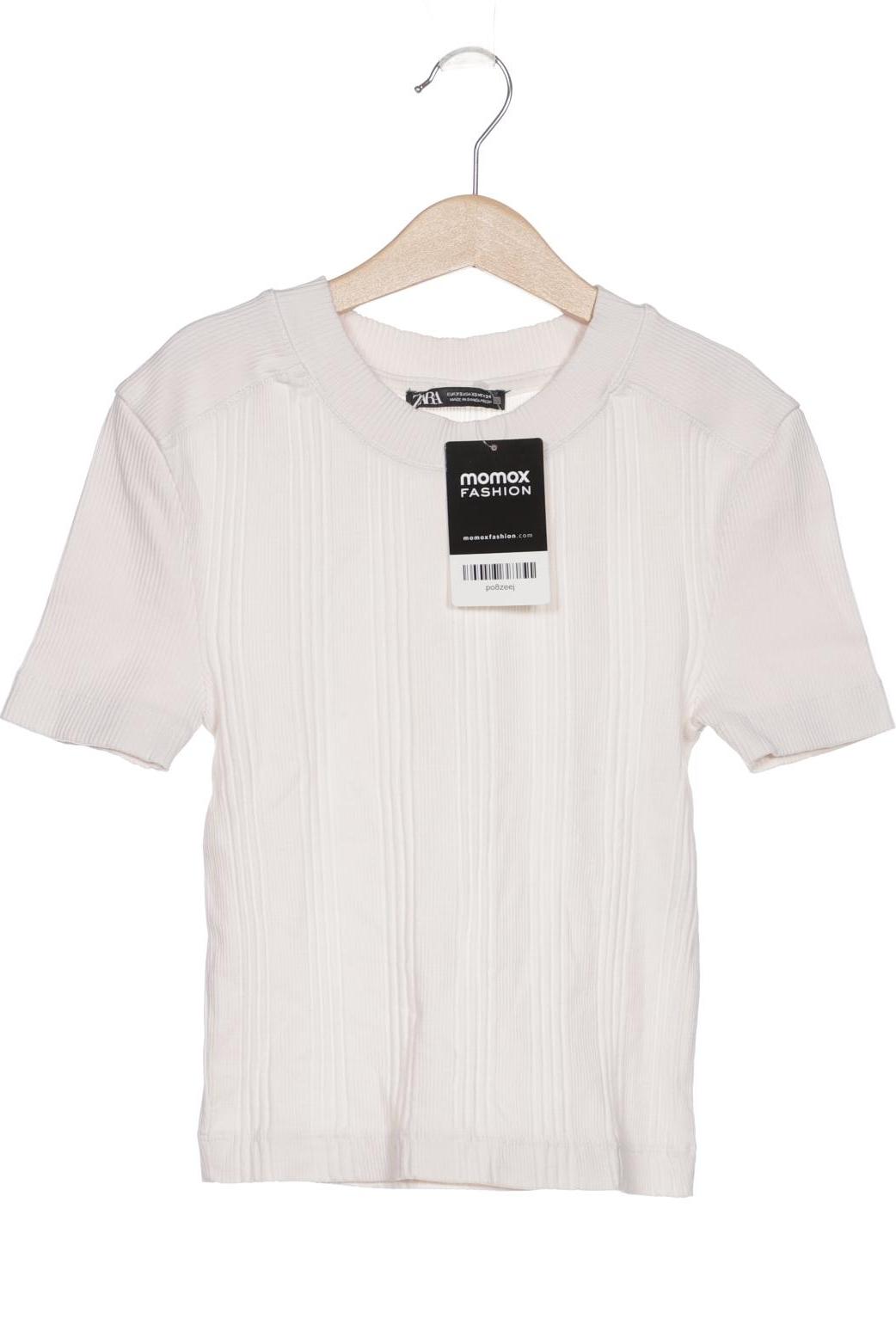 

Zara Damen T-Shirt, weiß, Gr. 34