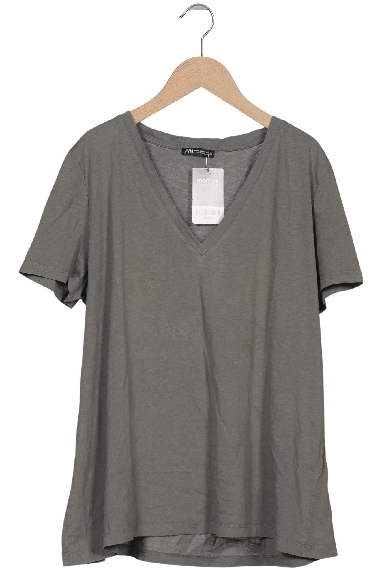 

Zara Damen T-Shirt, grün, Gr. 46