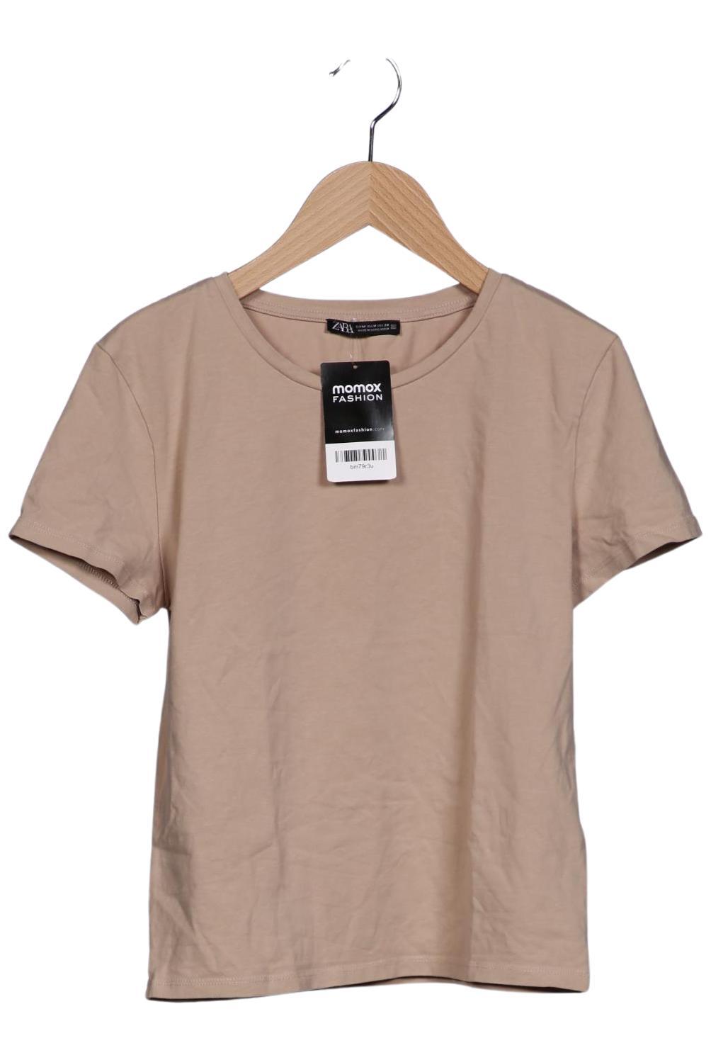 

Zara Damen T-Shirt, beige, Gr. 38