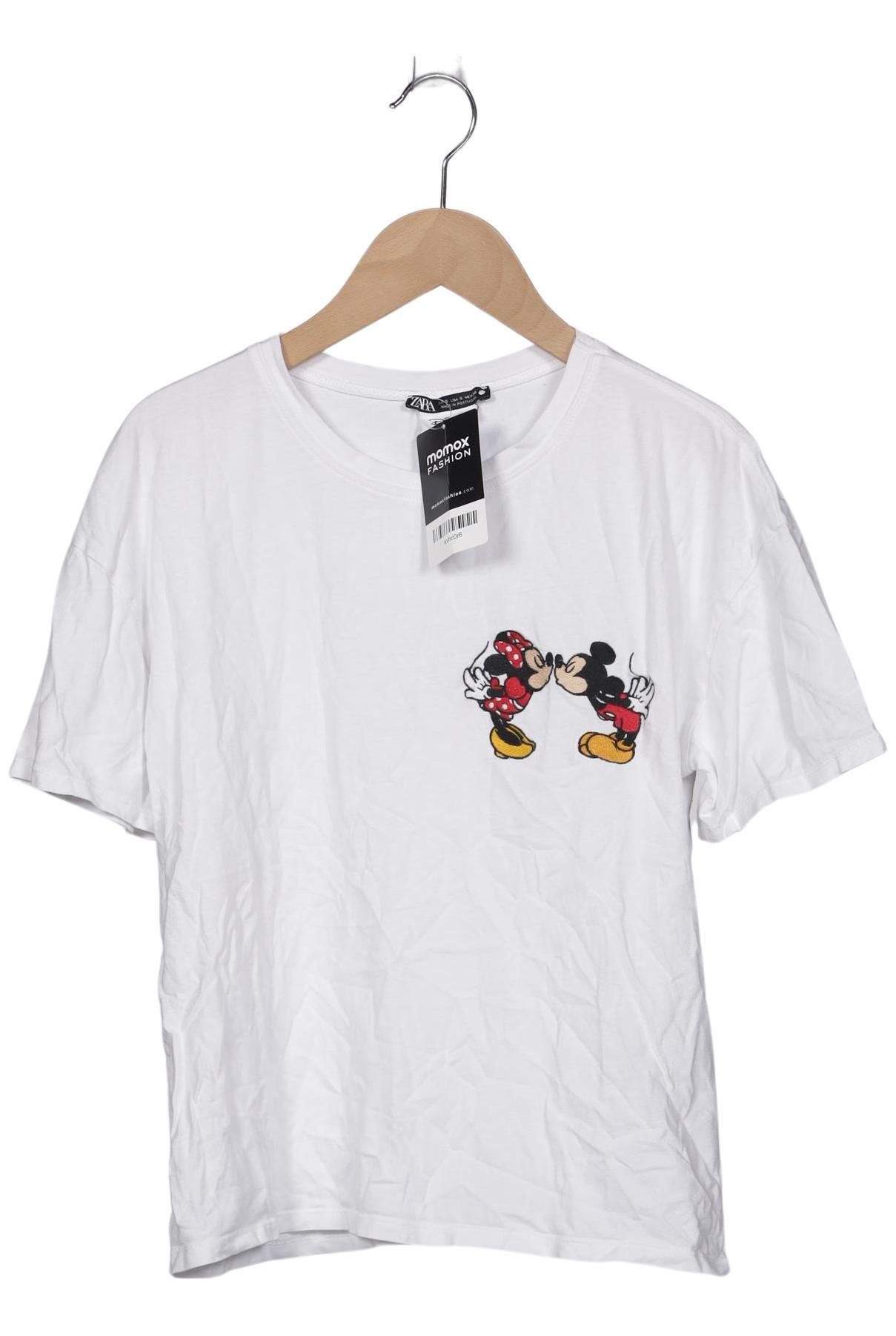 

Zara Damen T-Shirt, weiß, Gr. 36