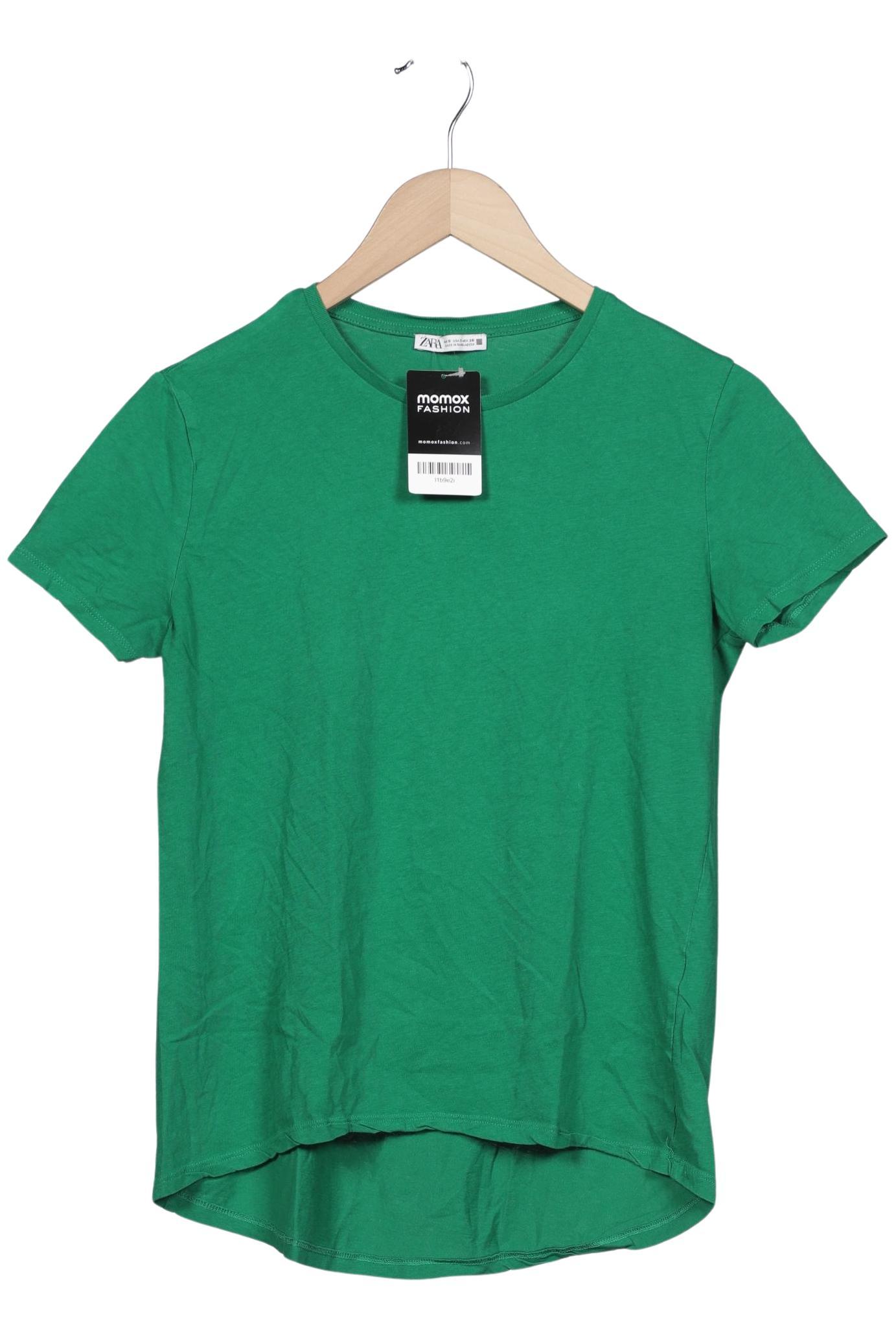 

Zara Damen T-Shirt, grün, Gr. 36