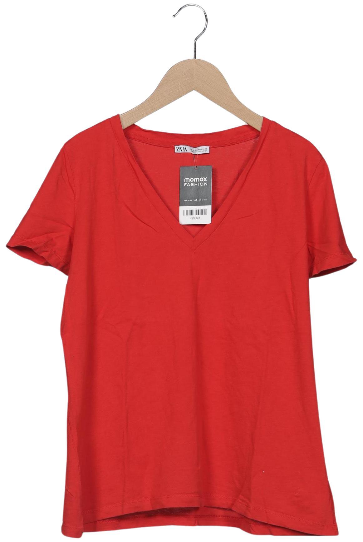 

Zara Damen T-Shirt, rot, Gr. 38