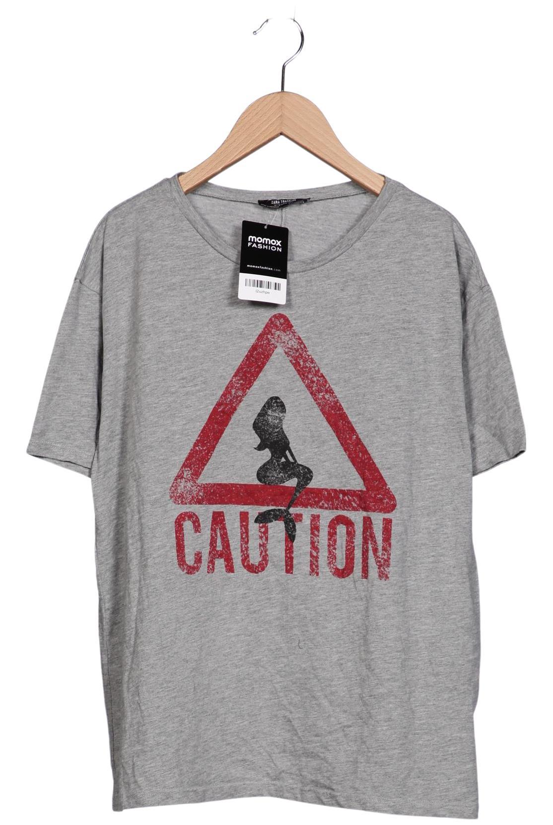 

Zara Damen T-Shirt, grau, Gr. 36