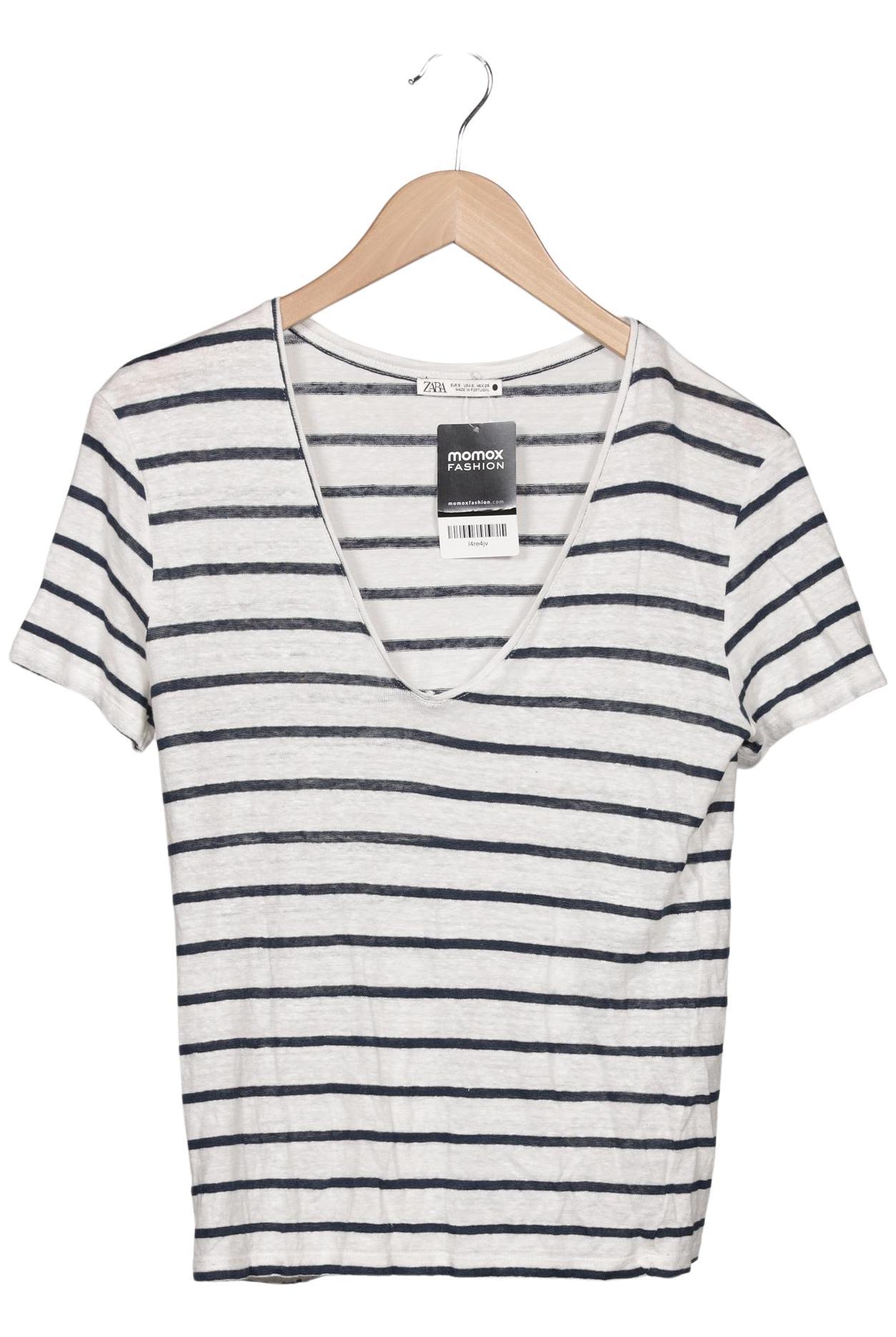 

Zara Damen T-Shirt, weiß, Gr. 36