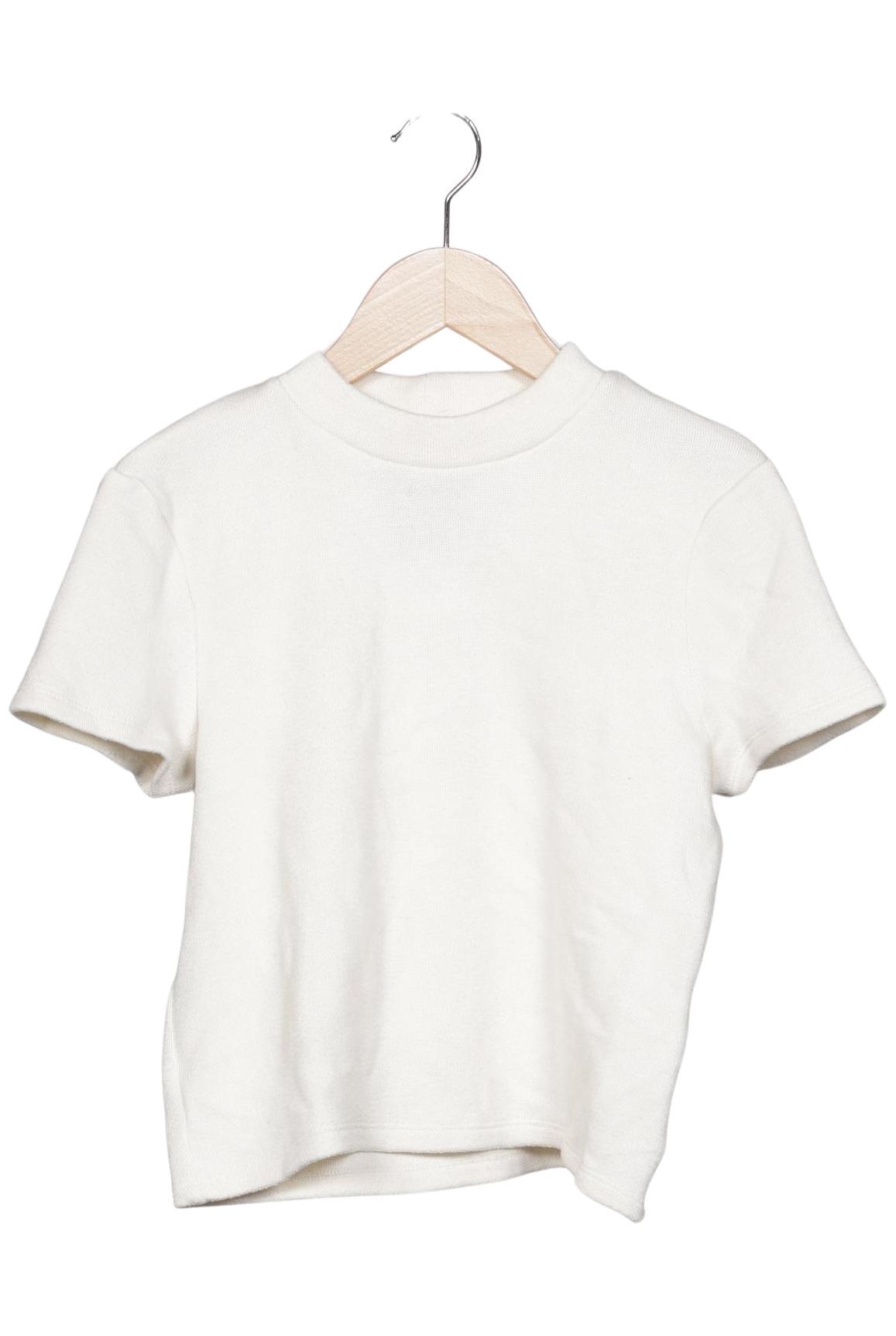 

Zara Damen T-Shirt, cremeweiß, Gr. 36