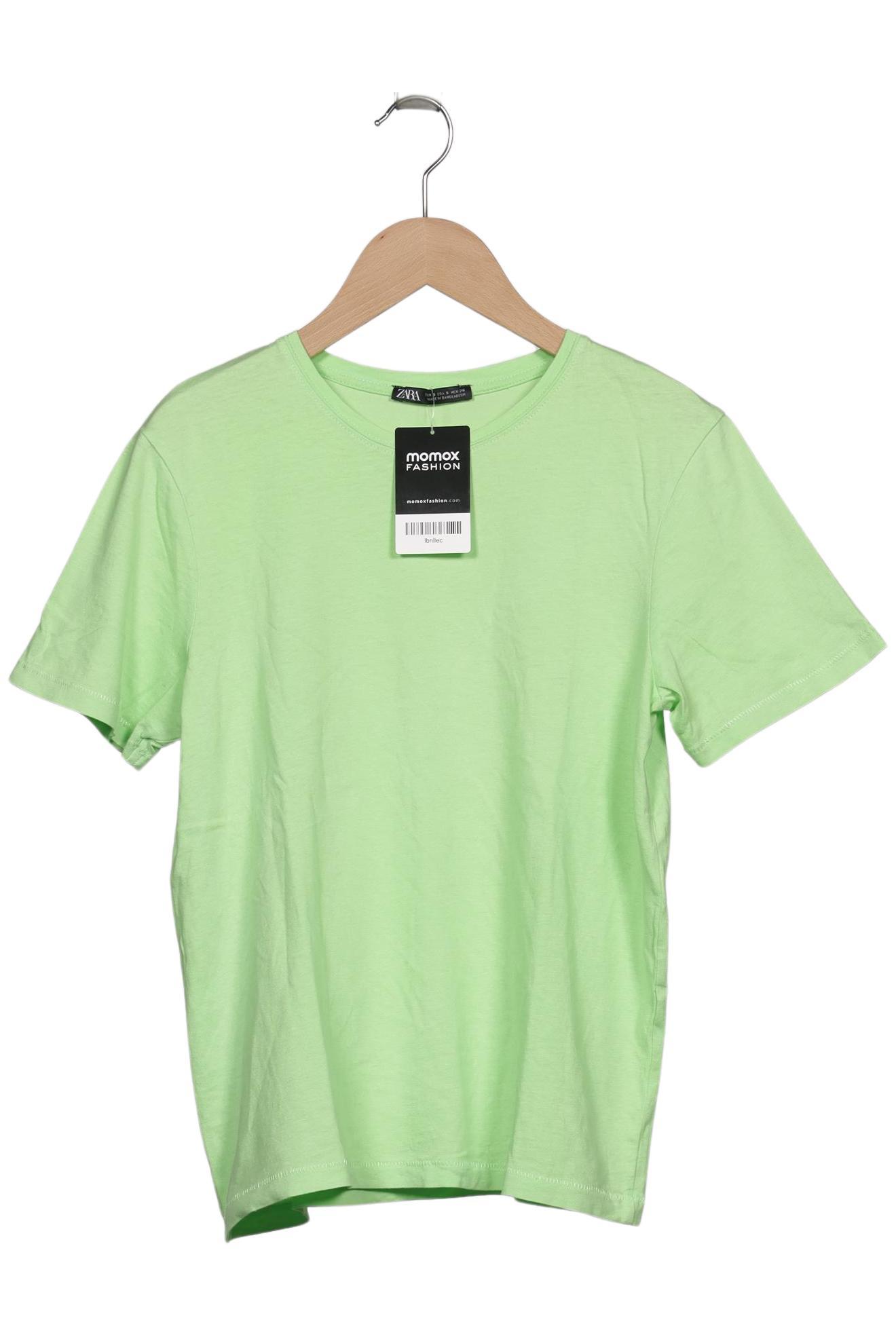

Zara Damen T-Shirt, grün, Gr. 36