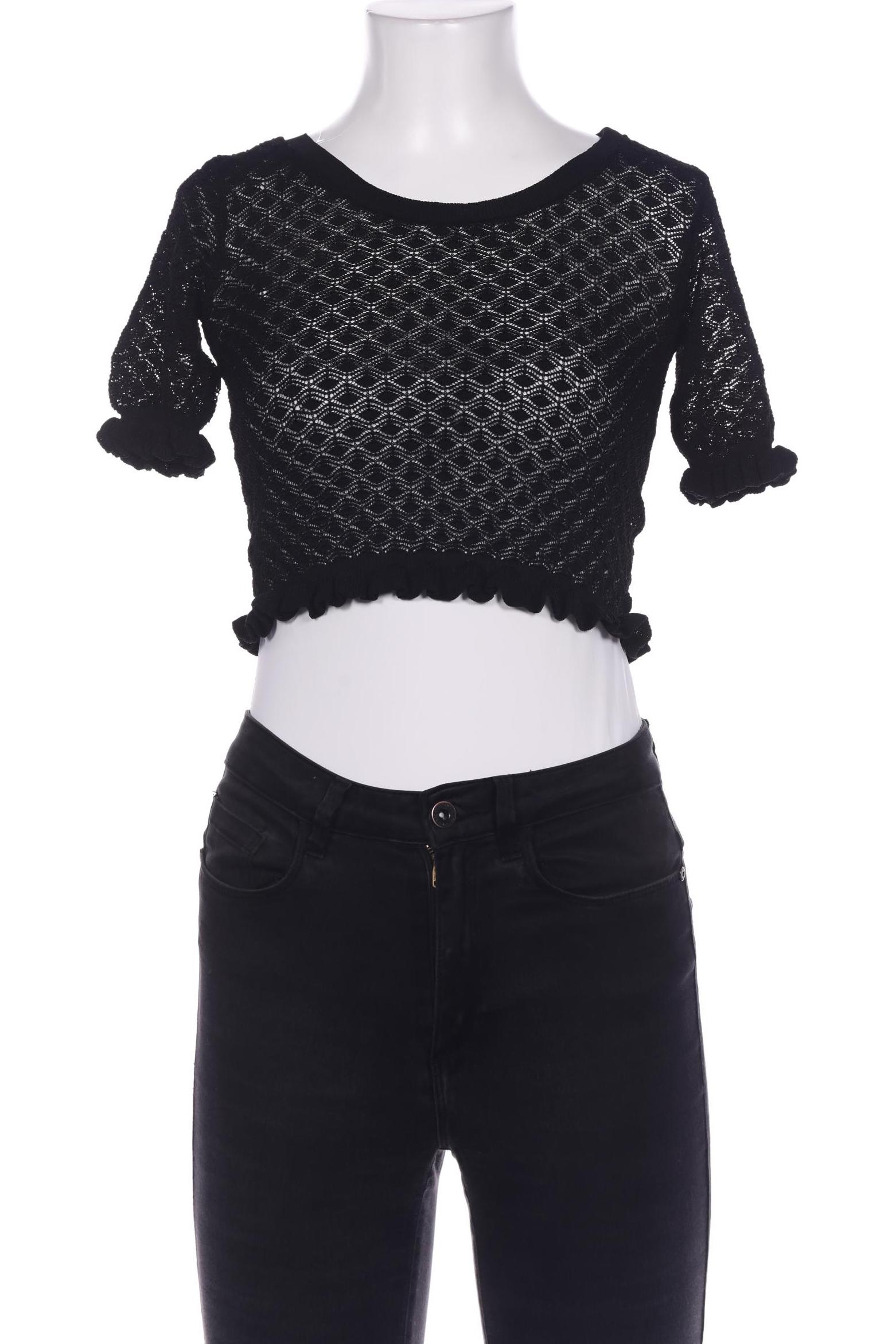 

Zara Damen T-Shirt, schwarz, Gr. 36