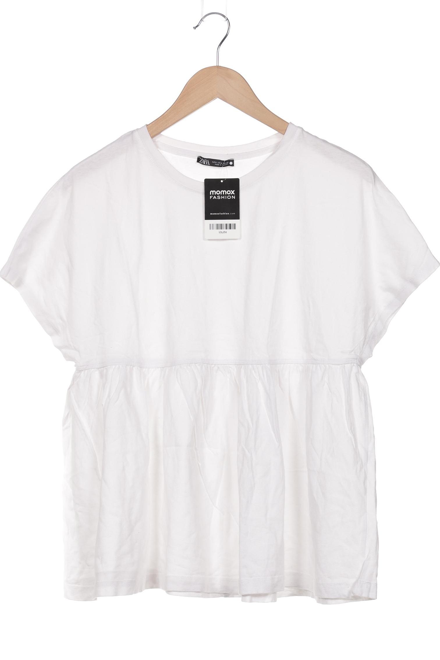 

Zara Damen T-Shirt, weiß, Gr. 36