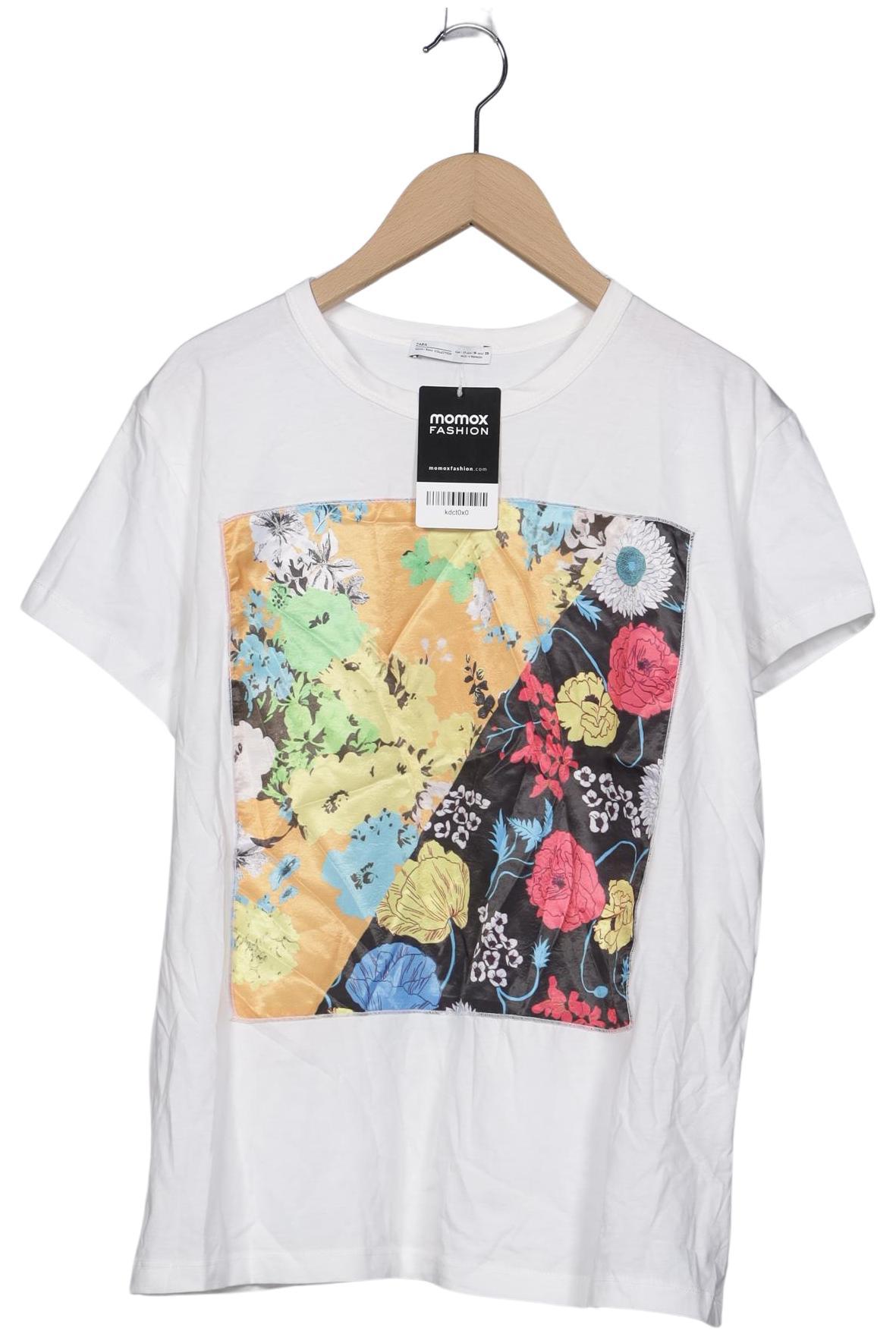 

Zara Damen T-Shirt, weiß, Gr. 38