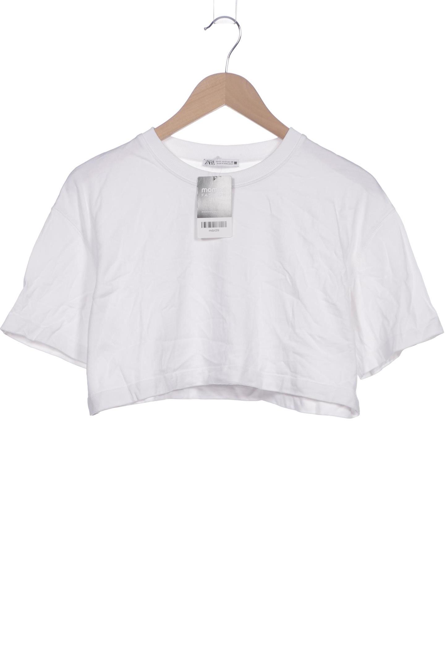 

Zara Damen T-Shirt, weiß, Gr. 36