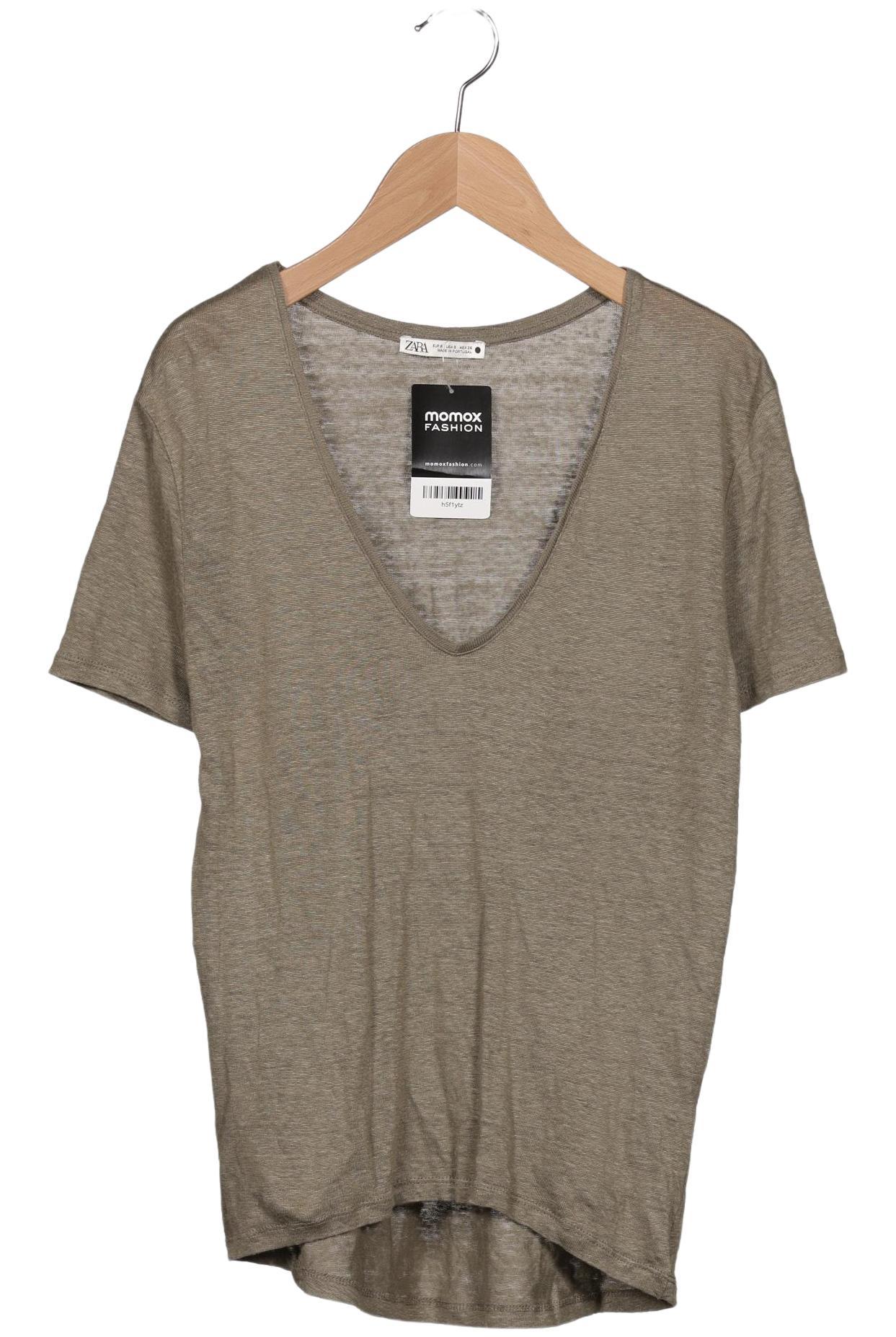 

Zara Damen T-Shirt, grün, Gr. 36