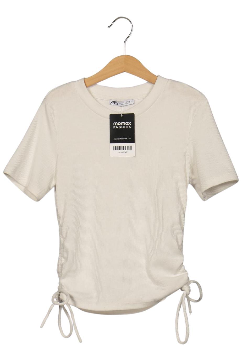 

Zara Damen T-Shirt, weiß, Gr. 36