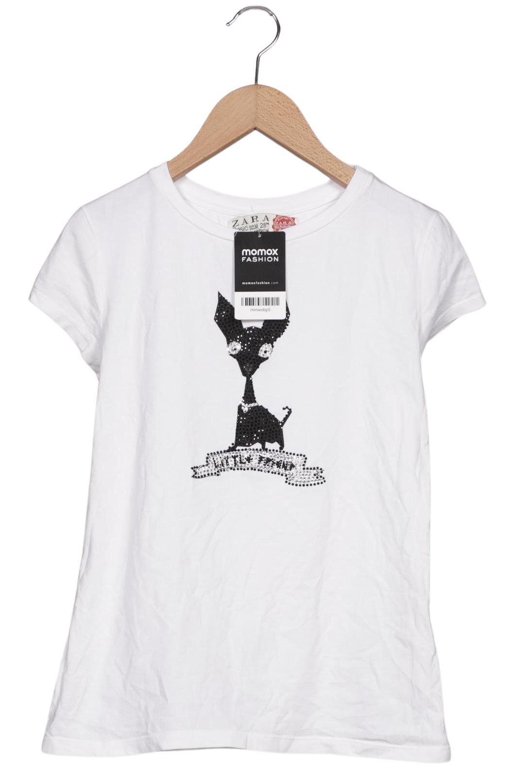 

Zara Damen T-Shirt, weiß, Gr. 38
