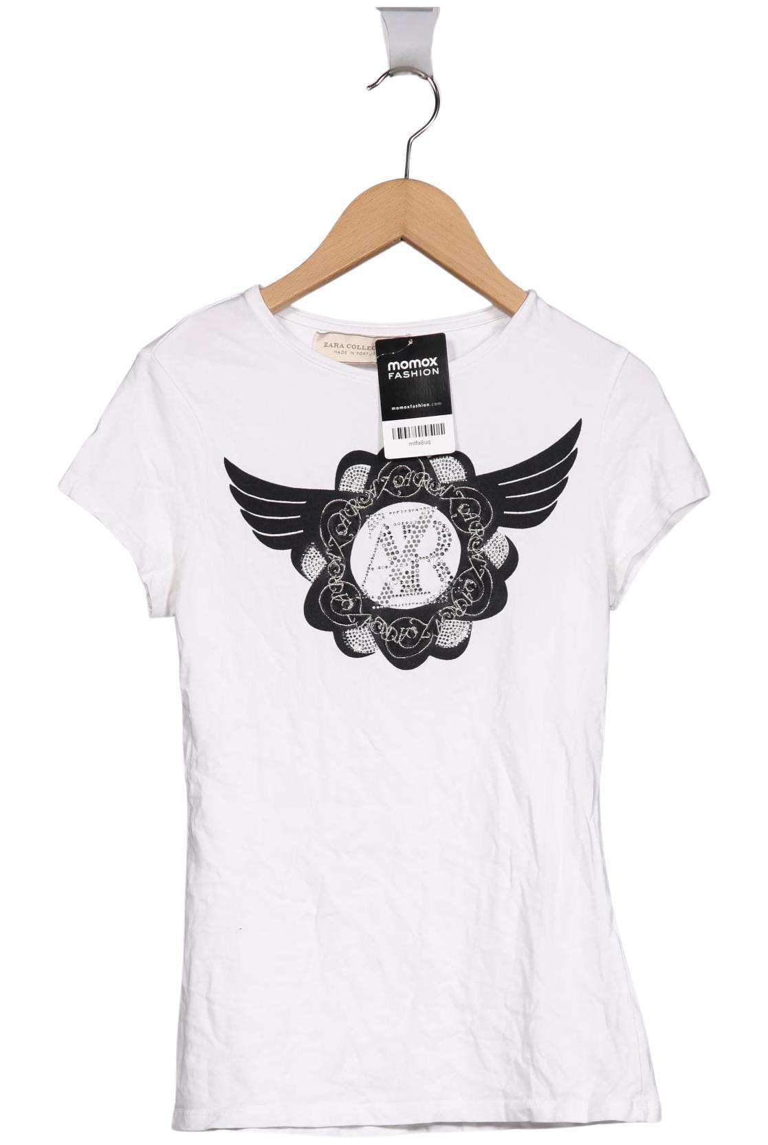 

Zara Damen T-Shirt, weiß, Gr. 38