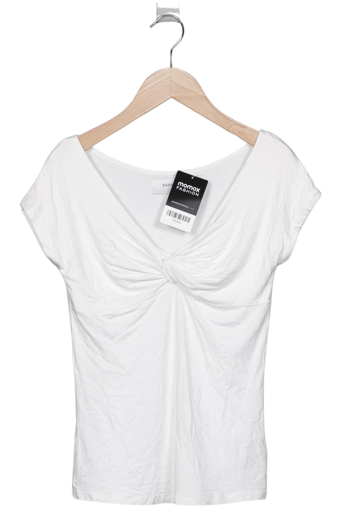 

Zara Damen T-Shirt, weiß, Gr. 38
