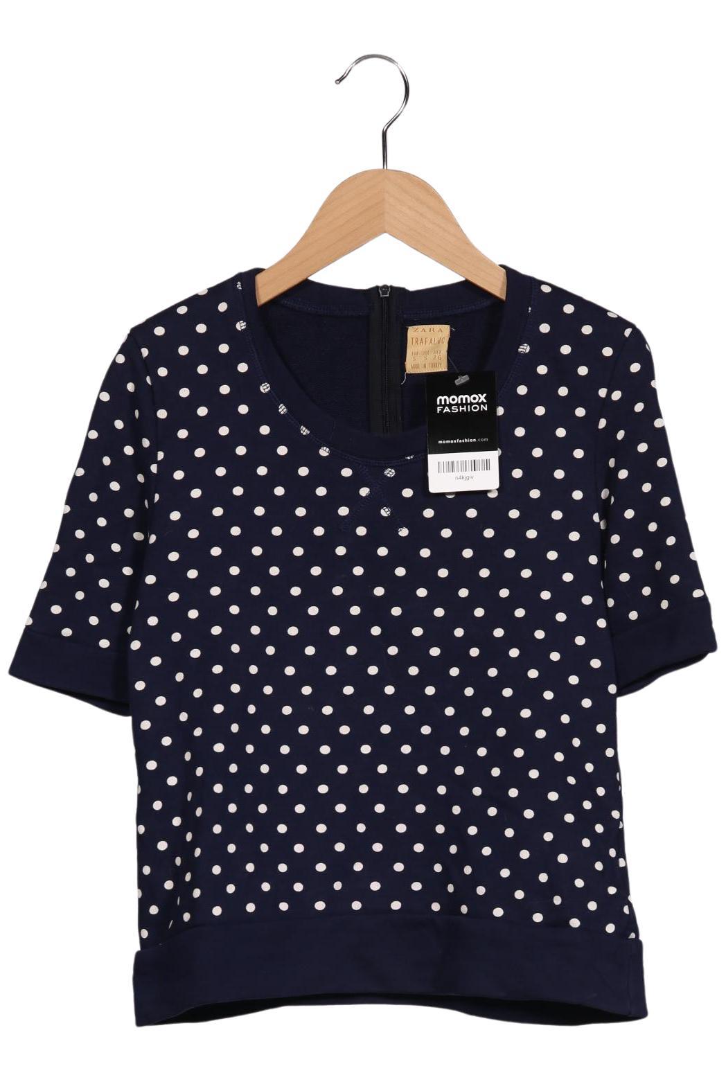 

Zara Damen T-Shirt, marineblau, Gr. 36