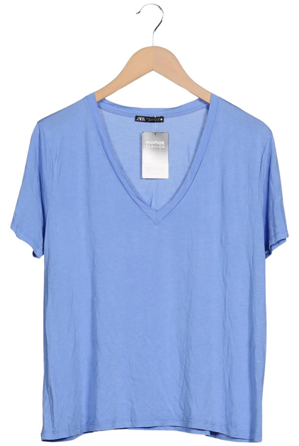 

Zara Damen T-Shirt, blau, Gr. 44