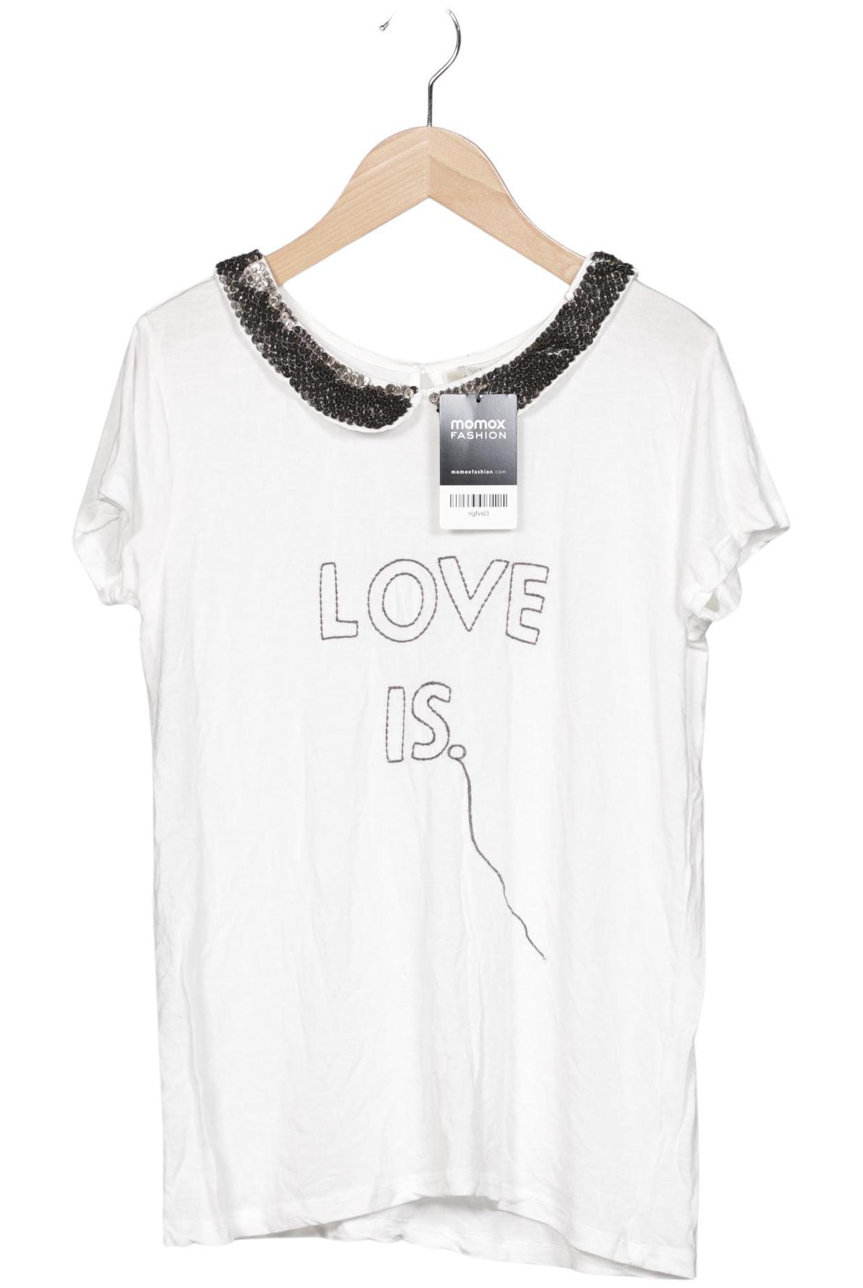 

Zara Damen T-Shirt, weiß, Gr. 38