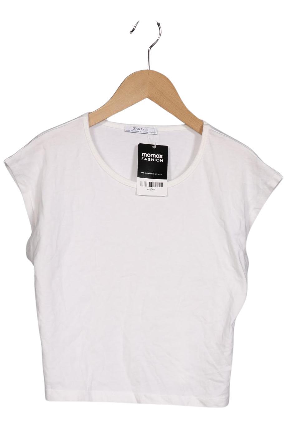 

Zara Damen T-Shirt, weiß, Gr. 34