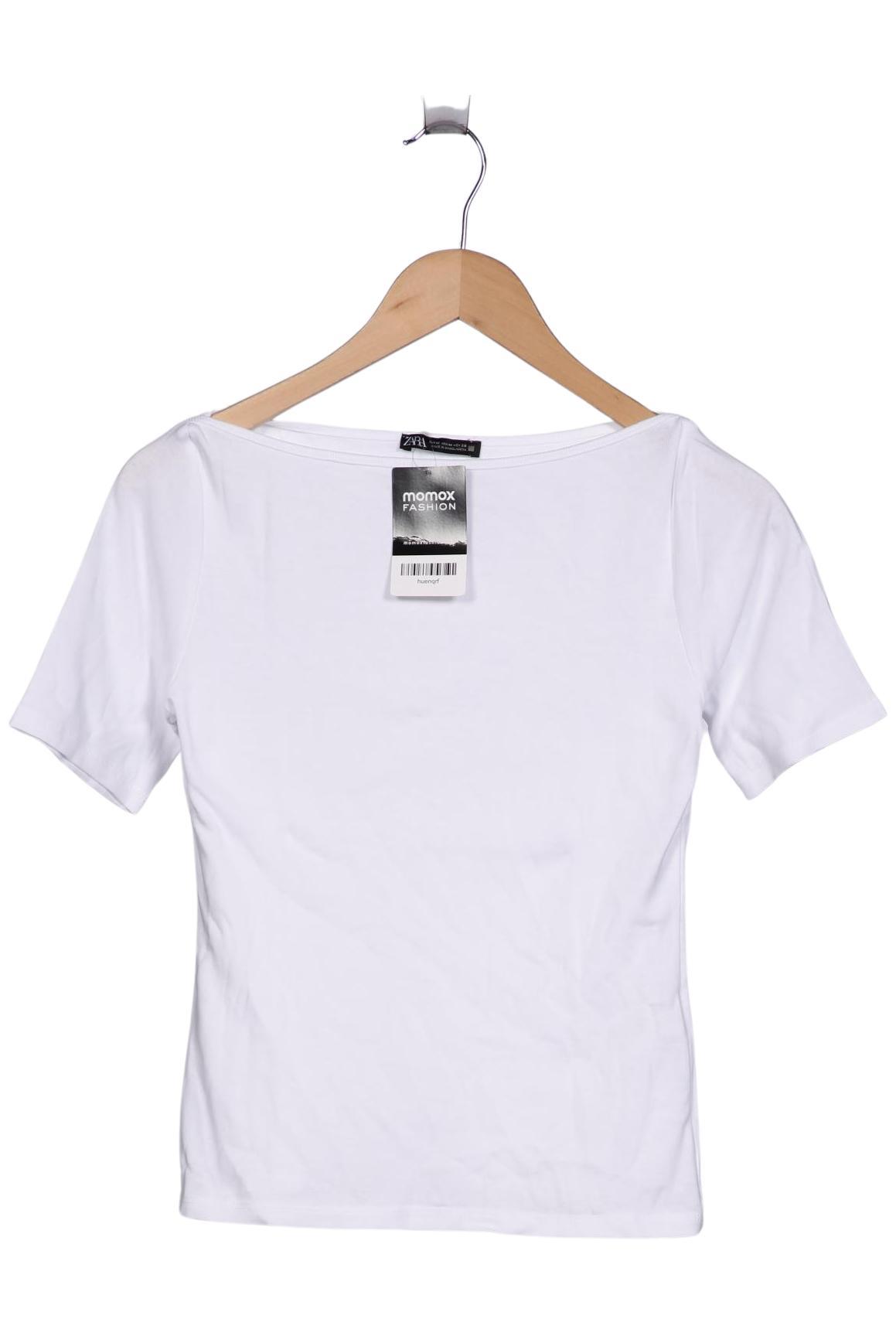 

Zara Damen T-Shirt, weiß, Gr. 38