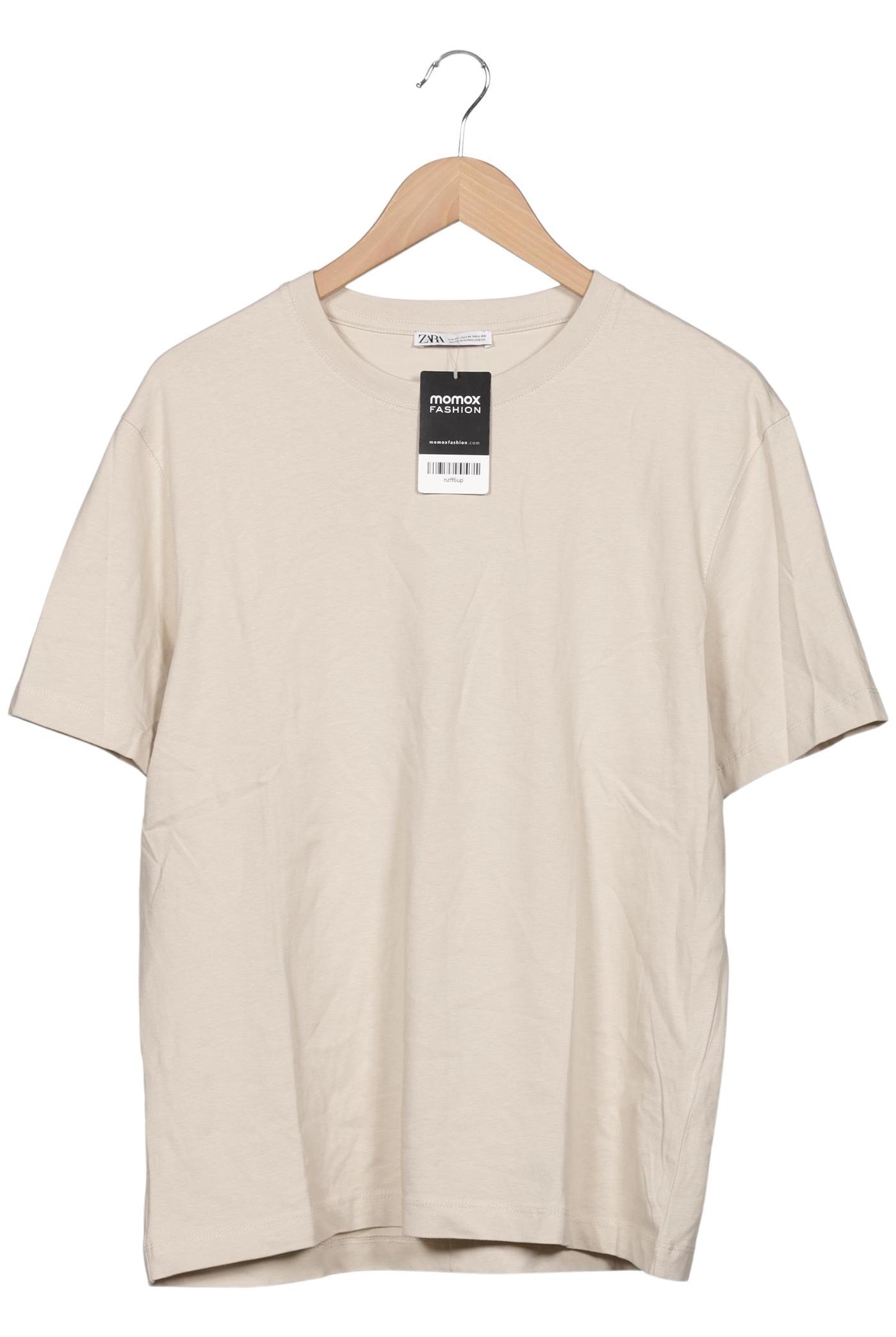 

Zara Damen T-Shirt, beige, Gr. 38