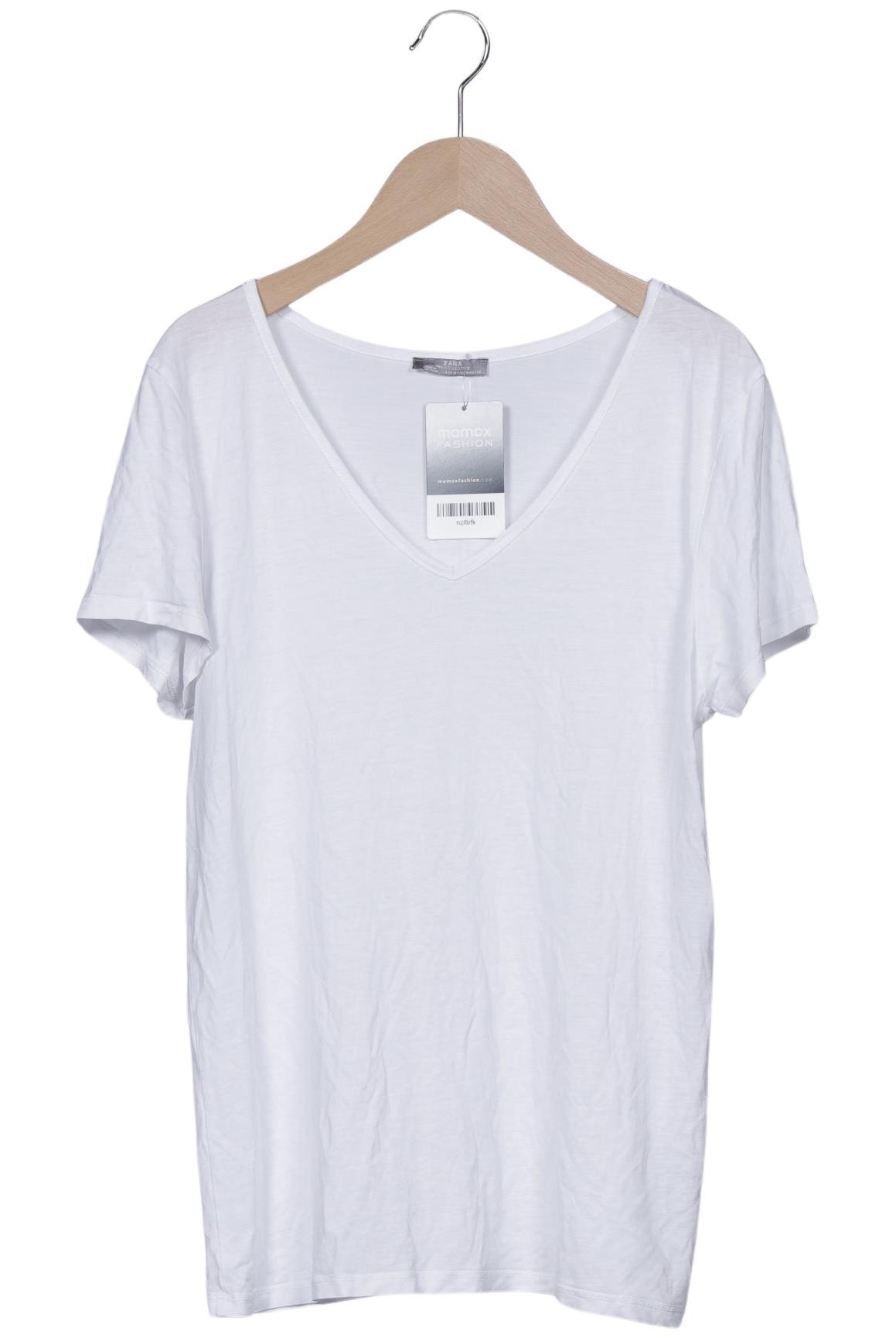 

Zara Damen T-Shirt, weiß, Gr. 38
