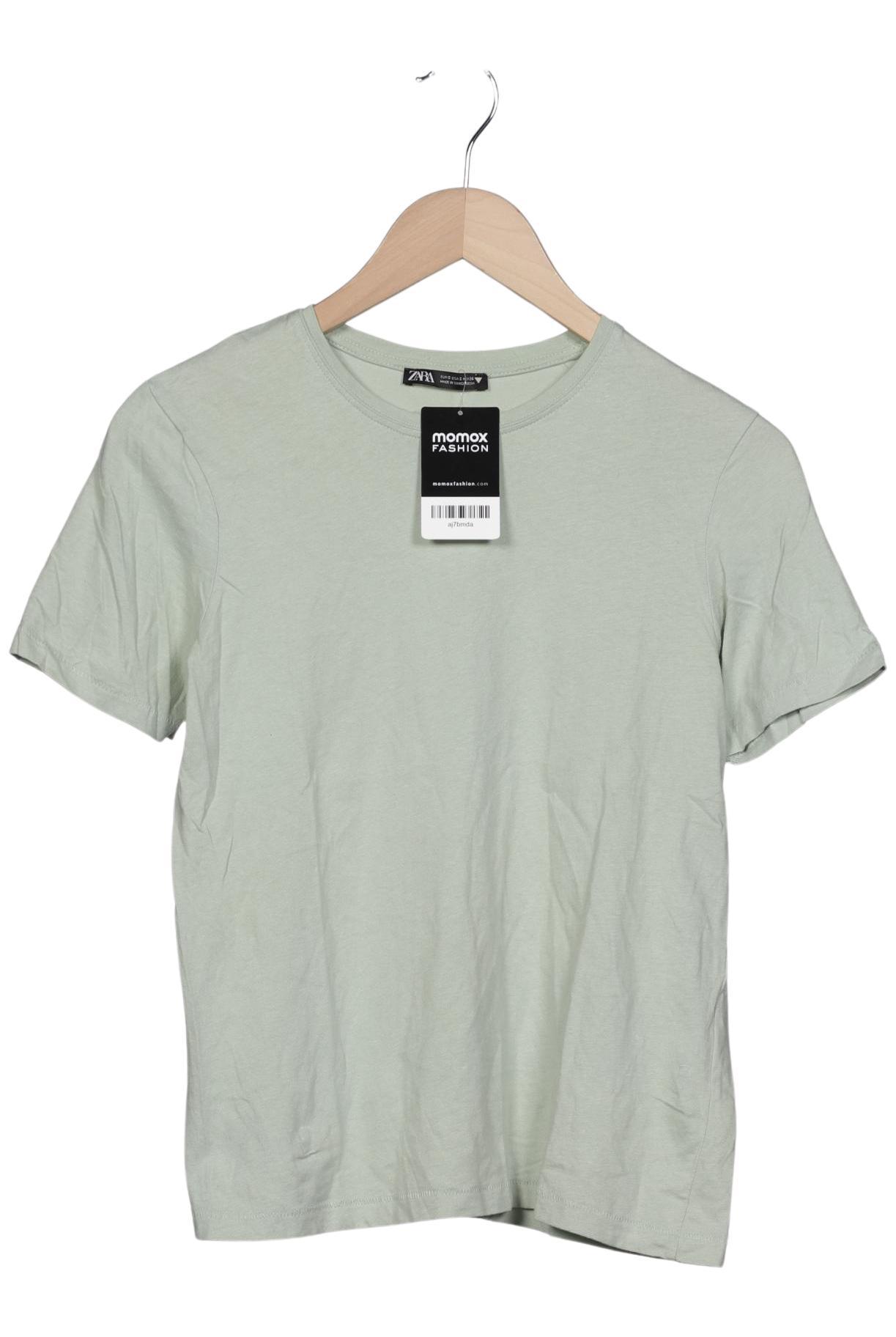 

Zara Damen T-Shirt, hellgrün, Gr. 36