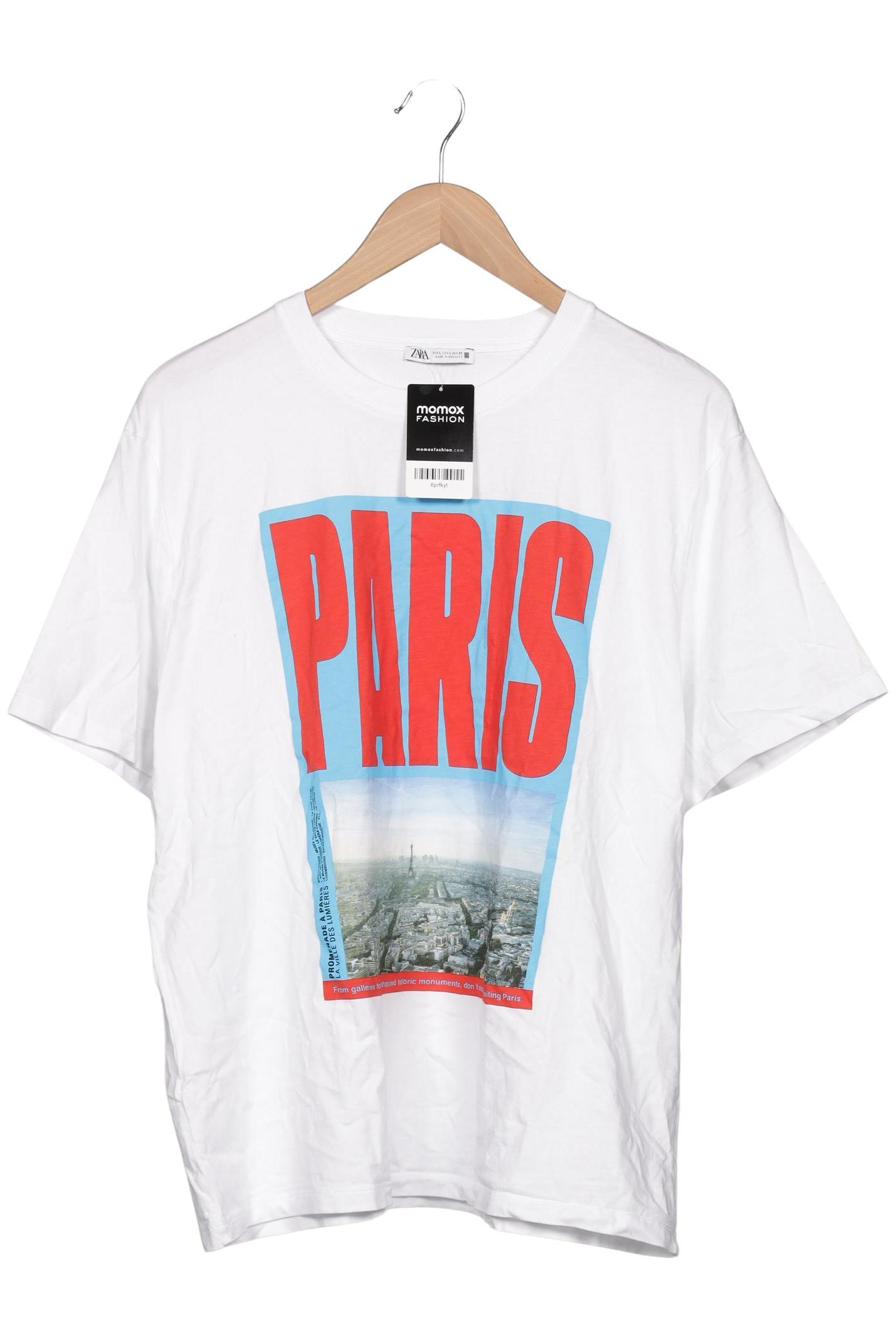 

Zara Damen T-Shirt, weiß, Gr. 42