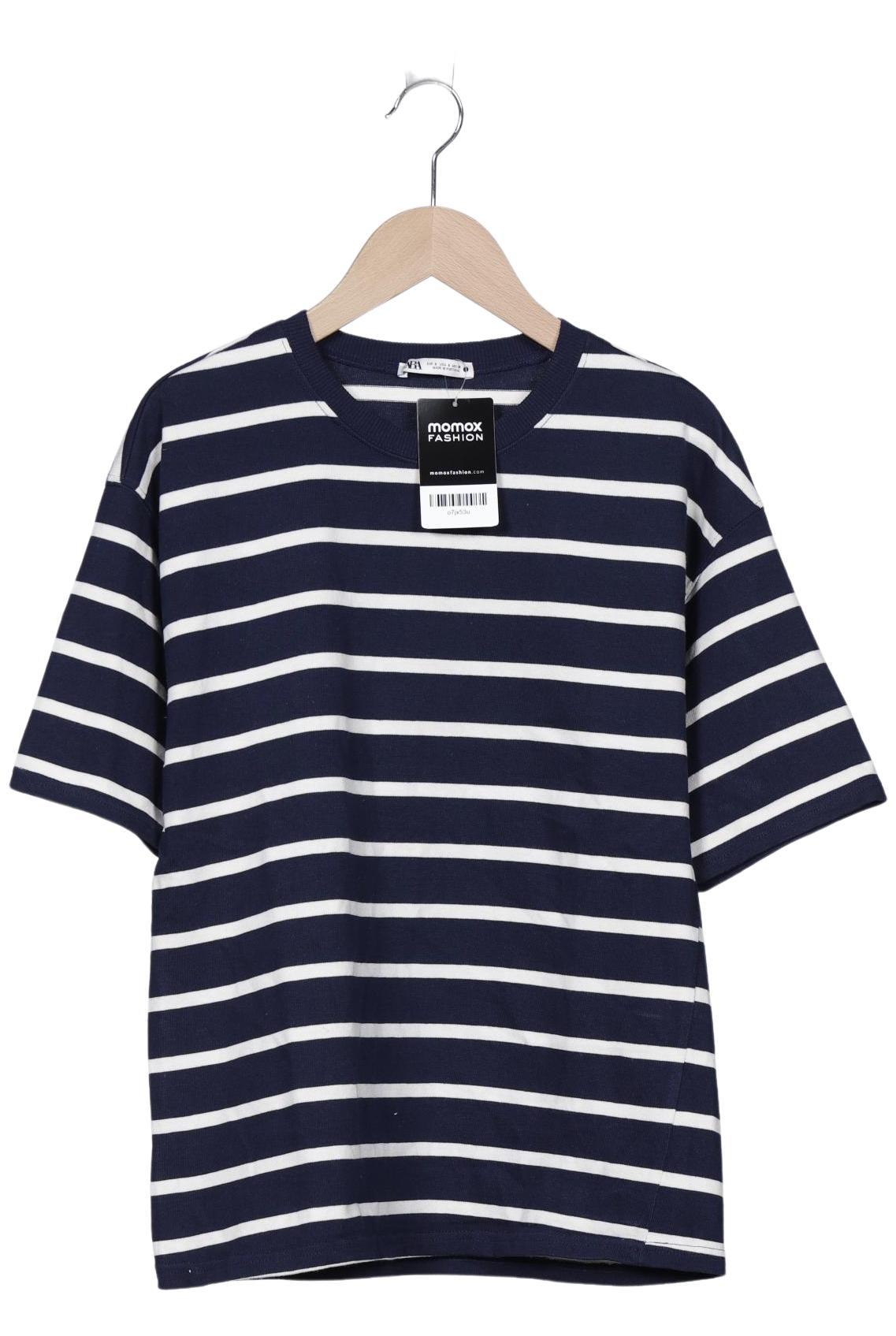 

Zara Damen T-Shirt, marineblau, Gr. 36