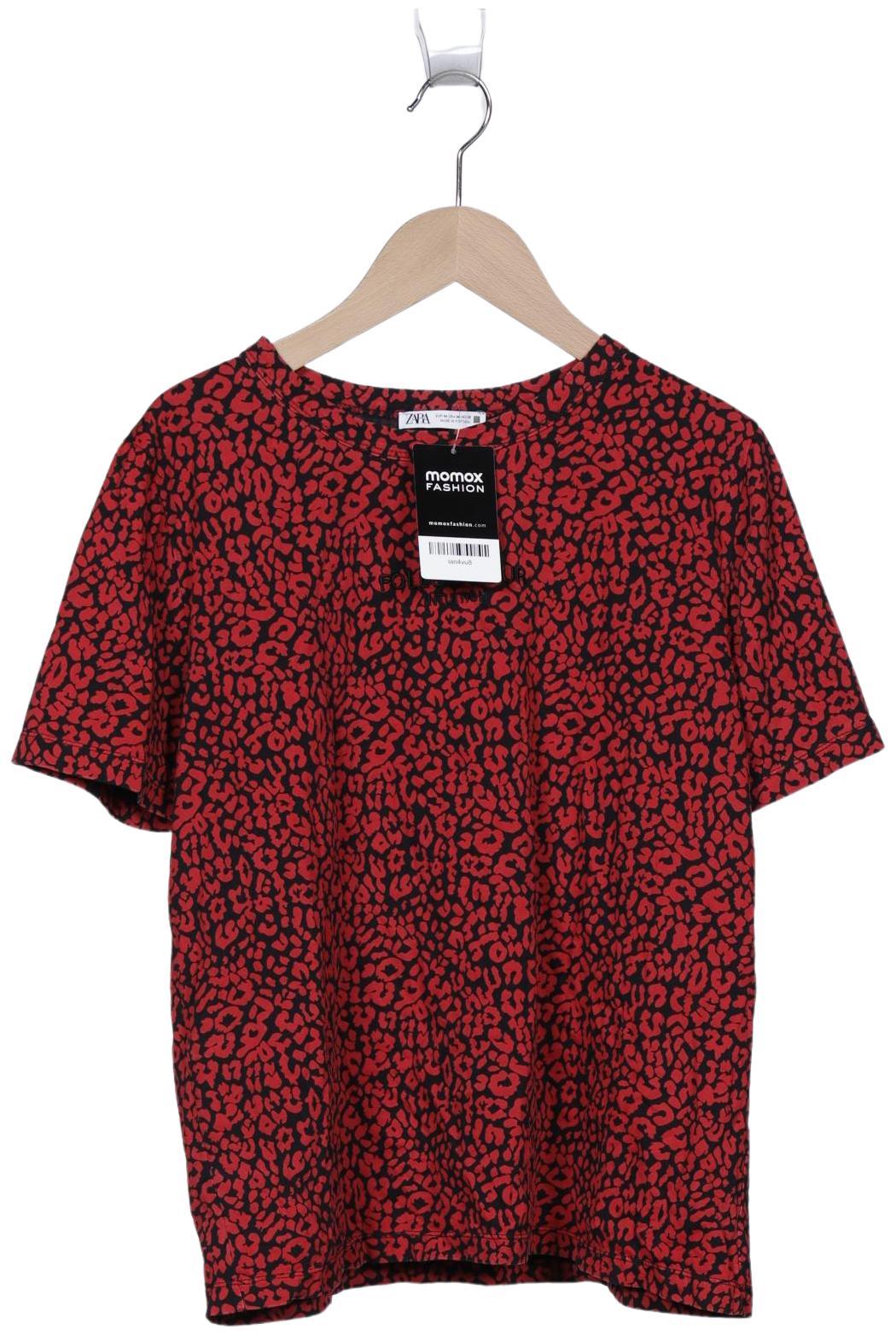 

Zara Damen T-Shirt, rot, Gr. 38