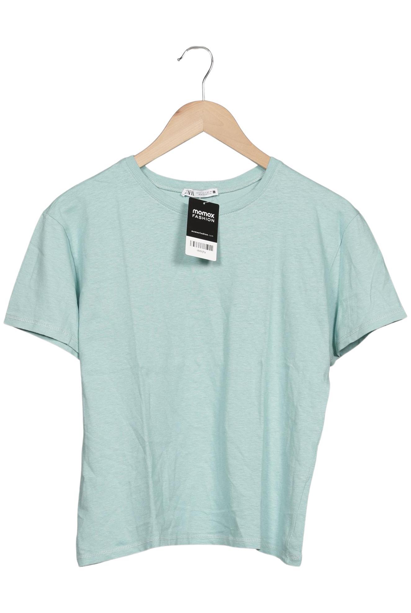 

Zara Damen T-Shirt, türkis, Gr. 36